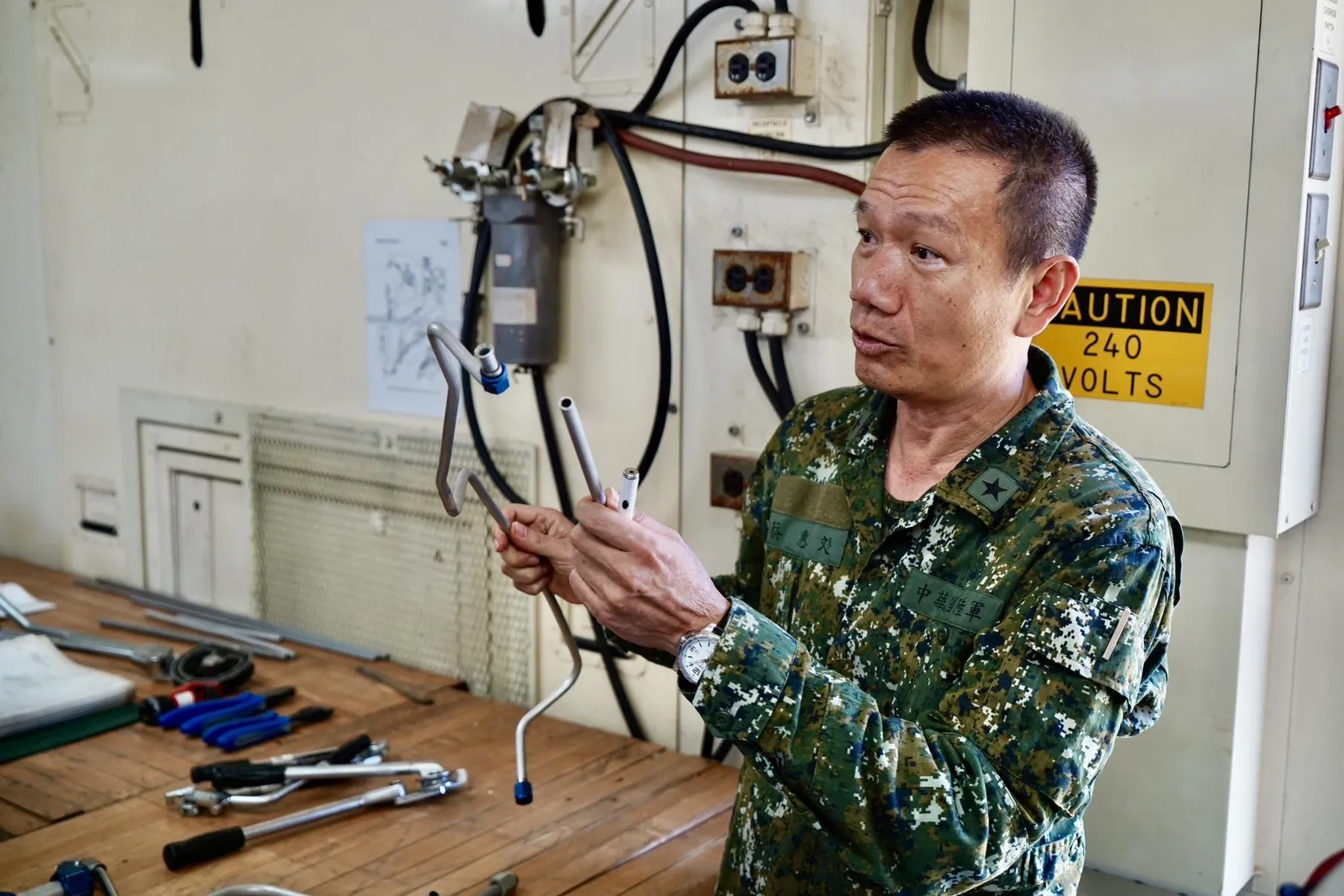 Brigadier General Tsai Hui-wen, Commander of the AABSF.