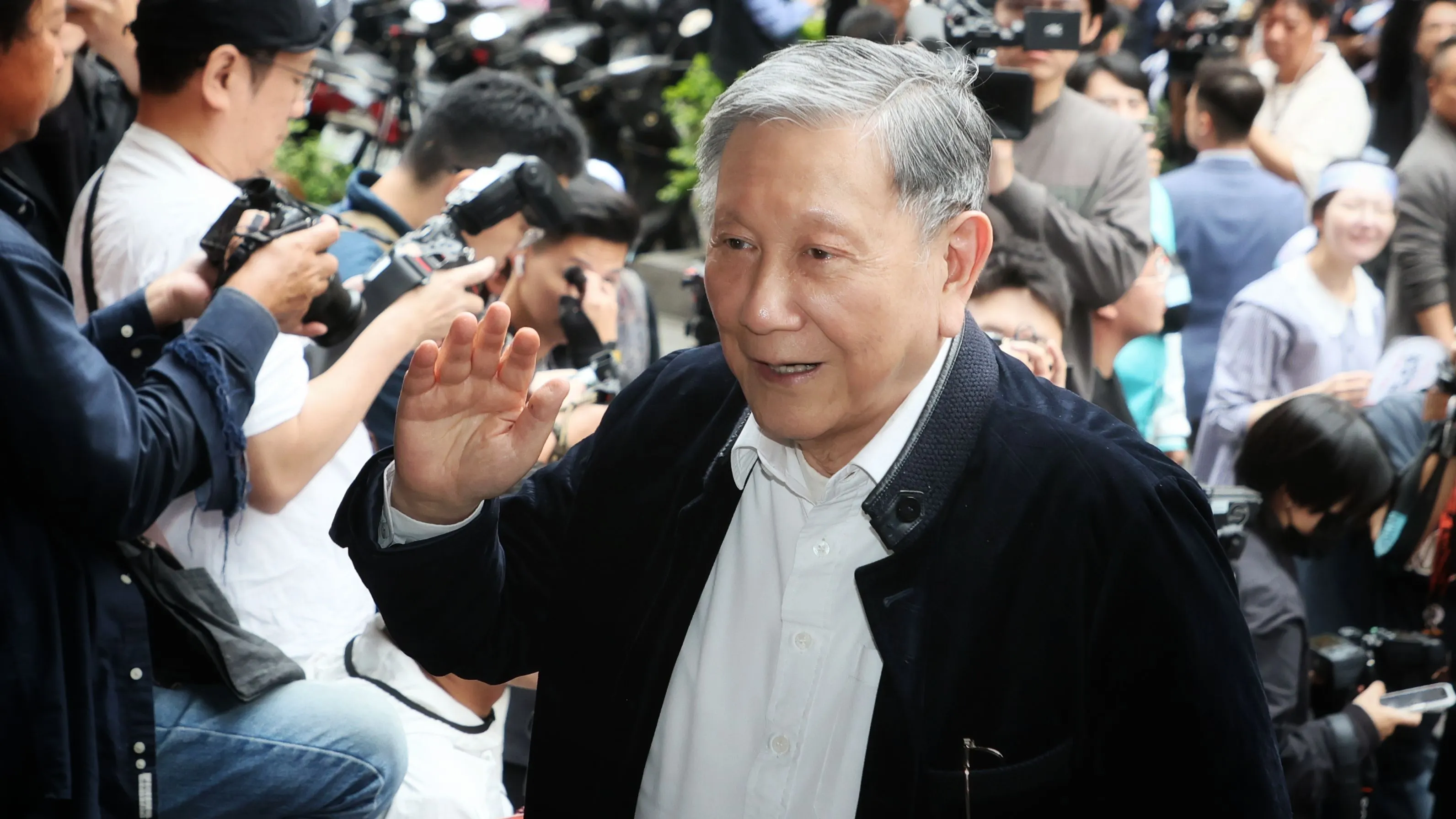 20260326-京華城案26日一審宣判，威京集團主席沈慶京至台北地院。（柯承惠攝）