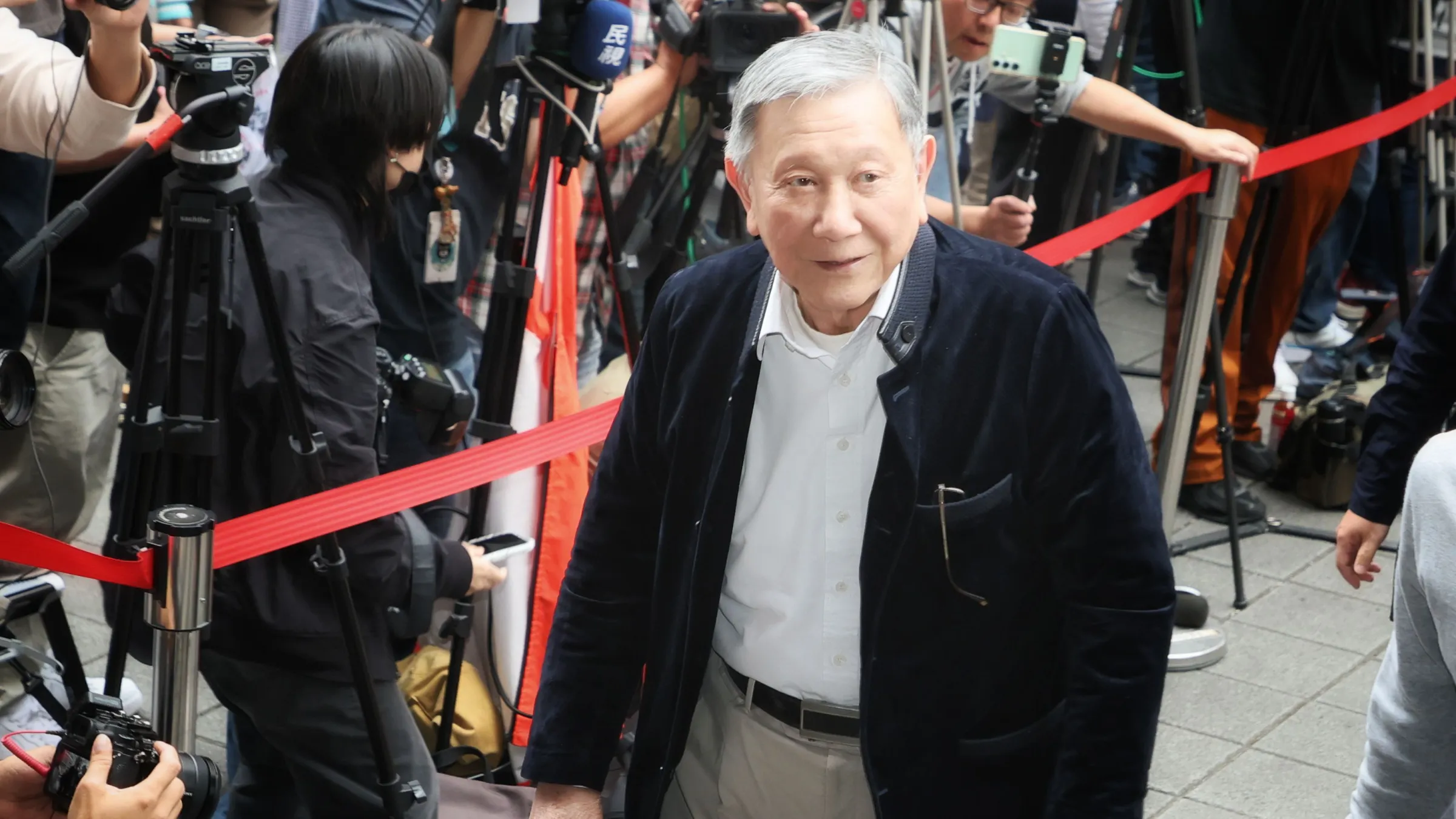 20260326-台北地院26日宣判京華城案，威京集團沈慶京出席。（柯承惠攝）