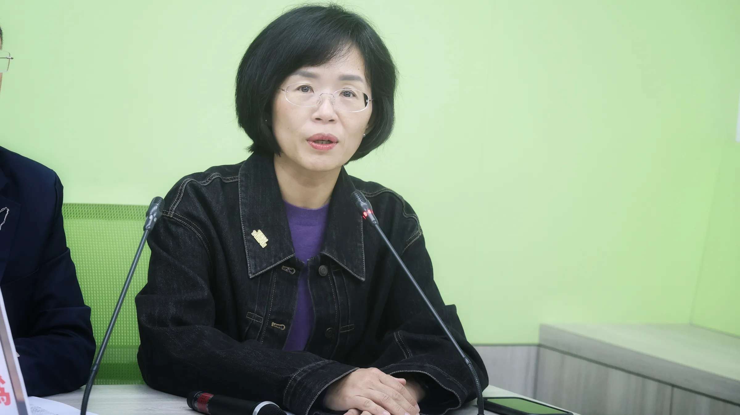 20260327-民進黨立委蘇巧慧27日出席「啟動律師法修法」記者會。（柯承惠攝）