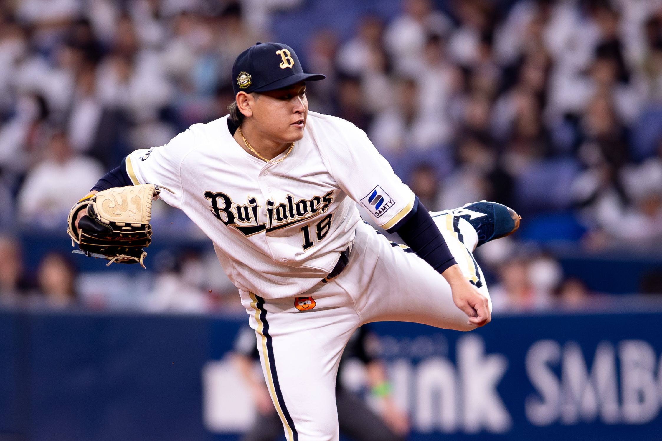 歐力士開幕戰先發投手宮城大彌（圖/丁勤紜攝影）