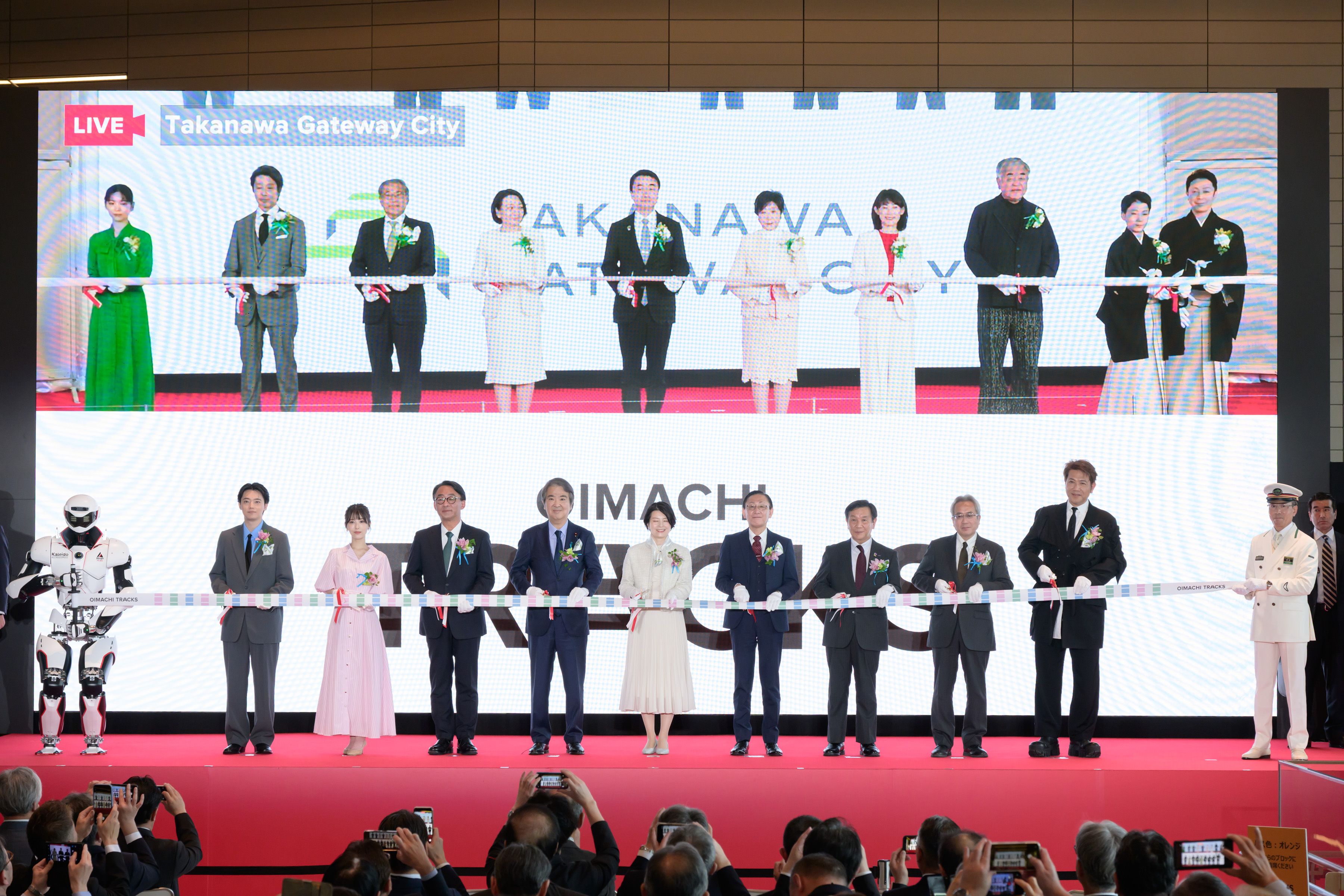 「広域品川圏」の中核を担う「OIMACHI TRACKS」と「TAKANAWA GATEWAY CITY」を同時開業し、約5,000人が集う中、次世代の都市生活イノベーションに向けたまちづくりが本格始動した 。OIMACHI TRACKS PR事務局