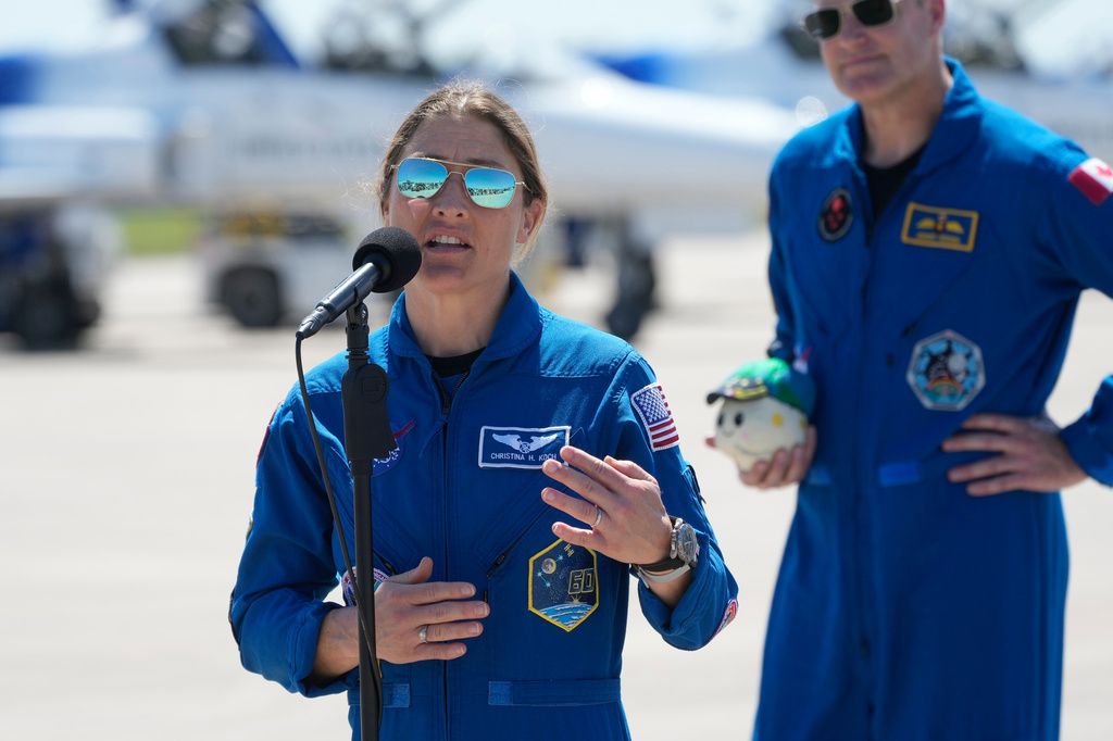 即將成為首位到達月球的美國女性太空人克莉絲汀娜・科赫（Christina Koch）。（AP）