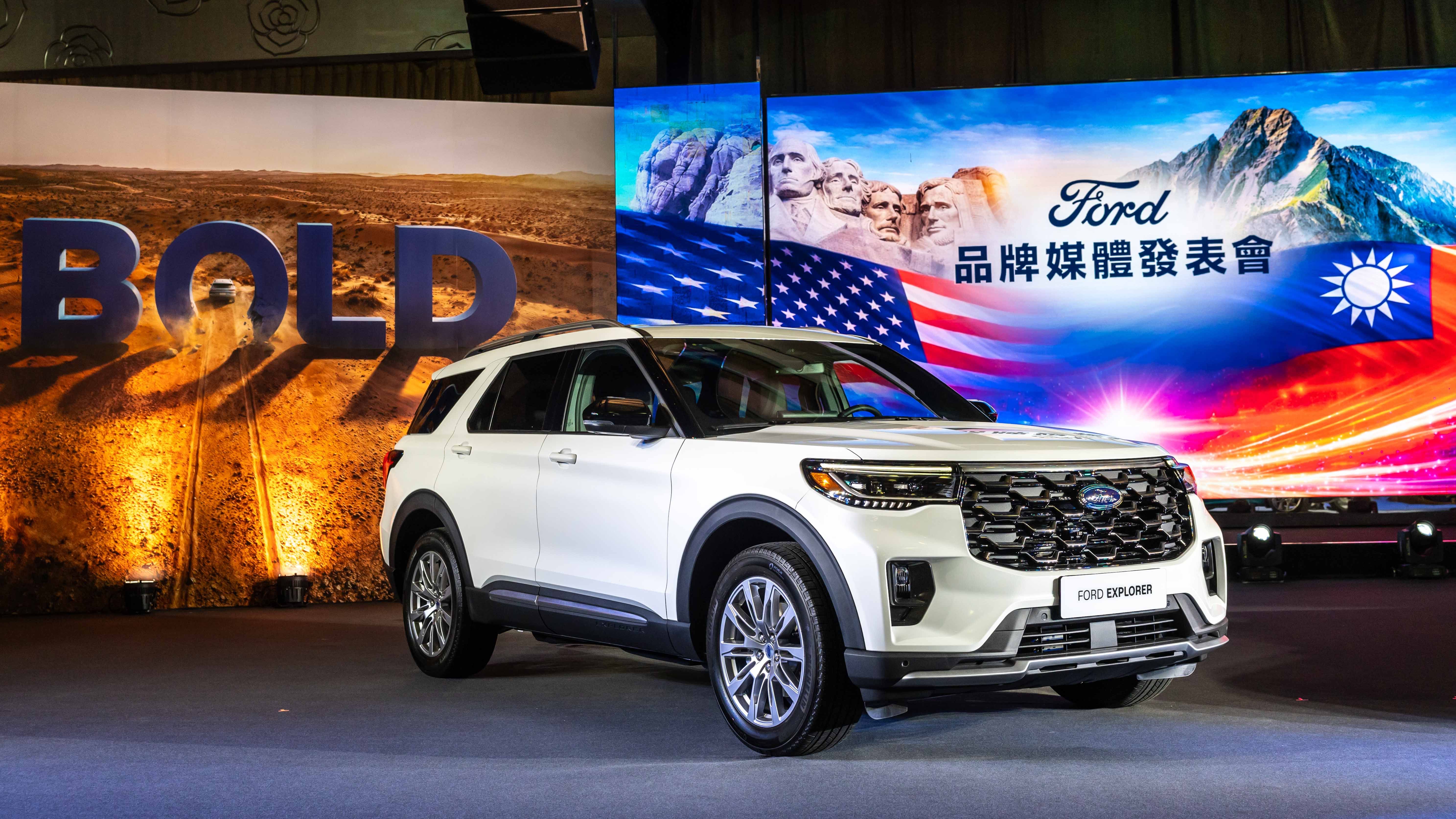 Explorer主打七人座空間、四輪驅動系統與豪華配備，售價181.8萬元。（福特六和提供）