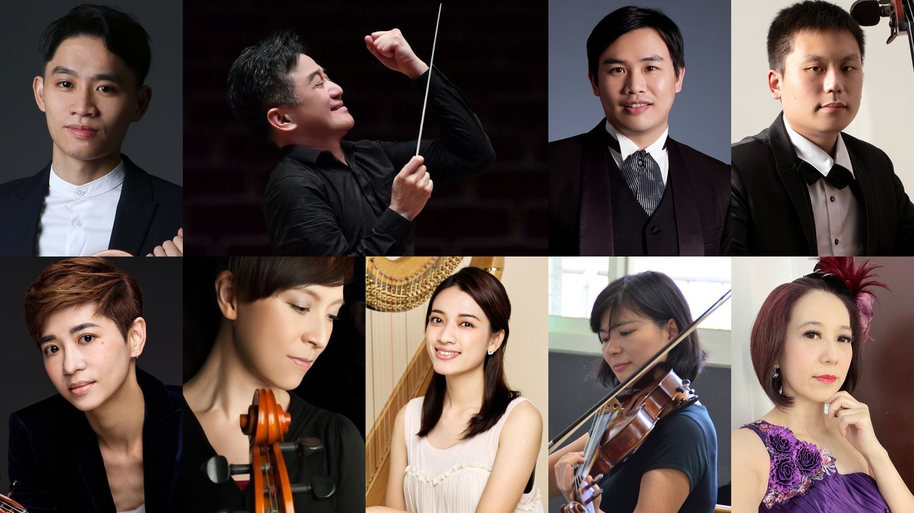 新北市交響樂團將於新北市美術館開館周年活動，與Bii 畢書盡跨界共演，展現流行與古典融合的音樂魅力。圖/新北市政府文化局提供