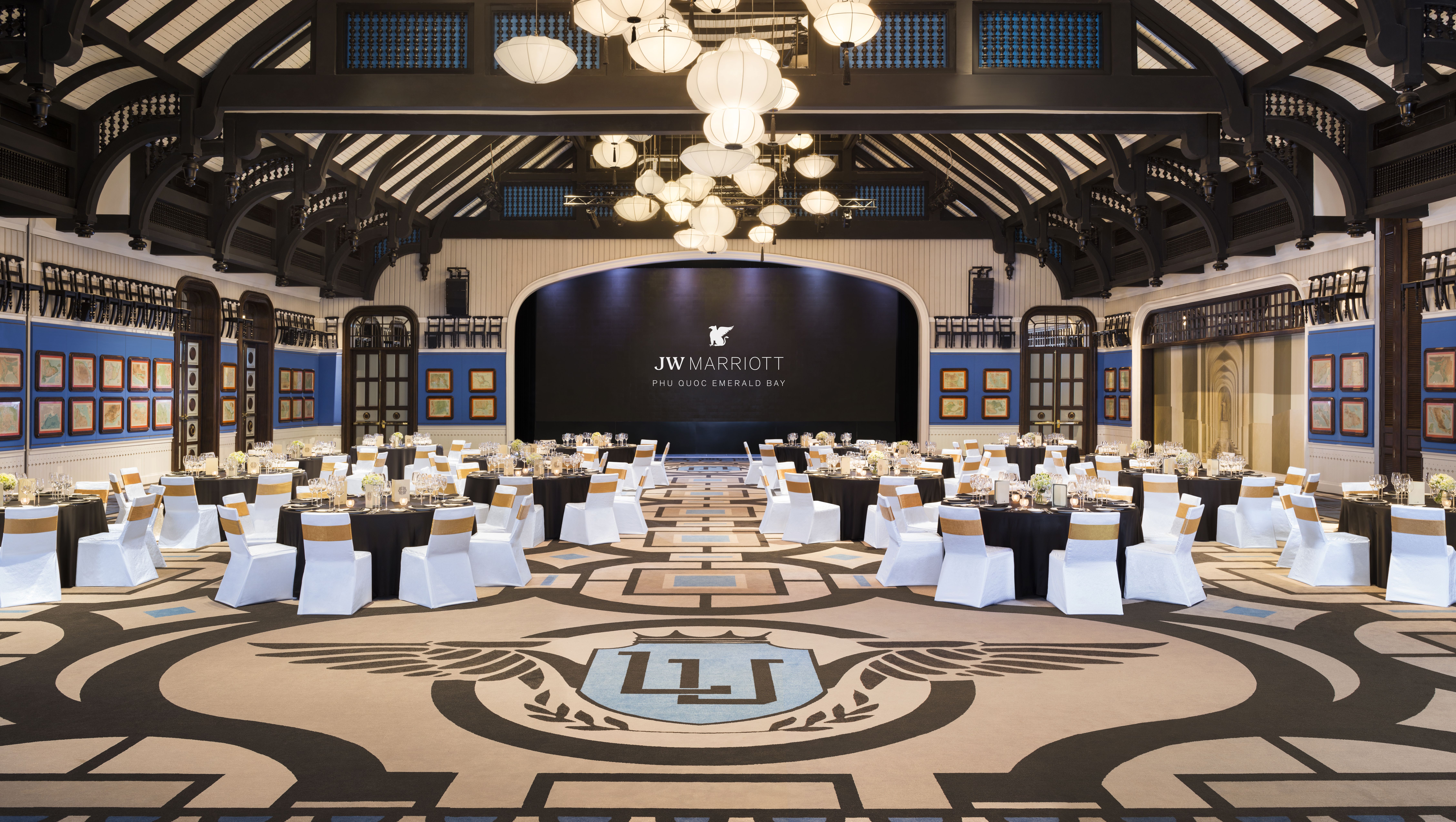 JW Marriott Phu Quoc Emerald Bay Resort Grand Ballroom。（圖/鴻毅旅行社）