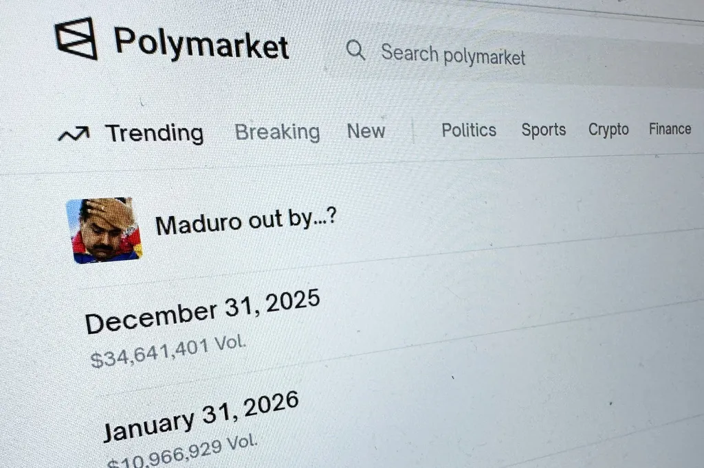 知名預測市場平台Polymarket。（美聯社）