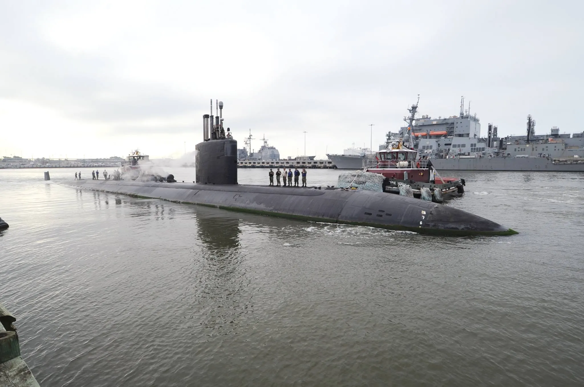 美軍正式讓洛杉磯級「波夕號」（USS Boise）核動力潛艦除役。（取自海軍官方粉專）