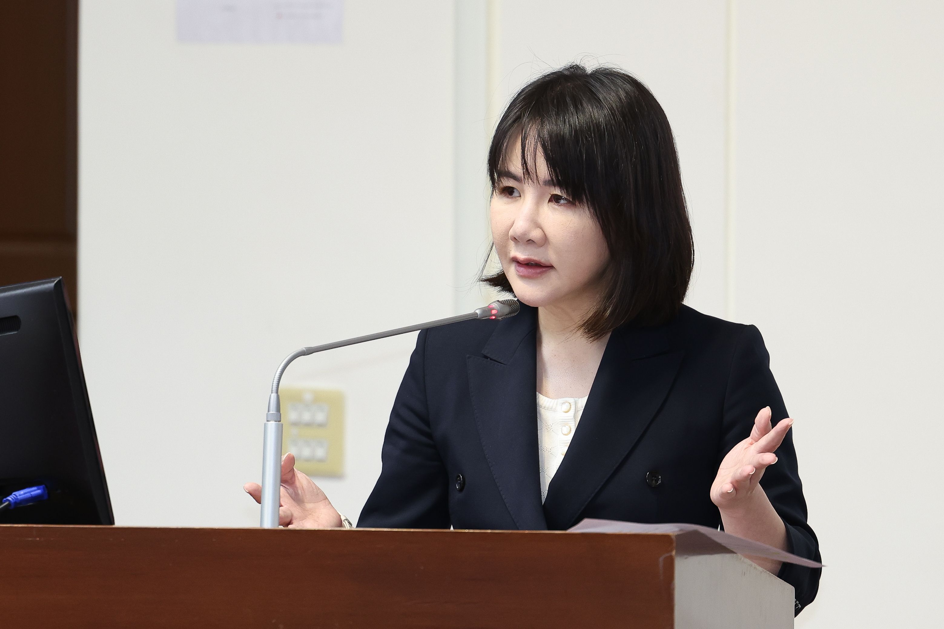 20260416-立法院經濟委員會，立委謝衣鳳。（陳品佑攝）