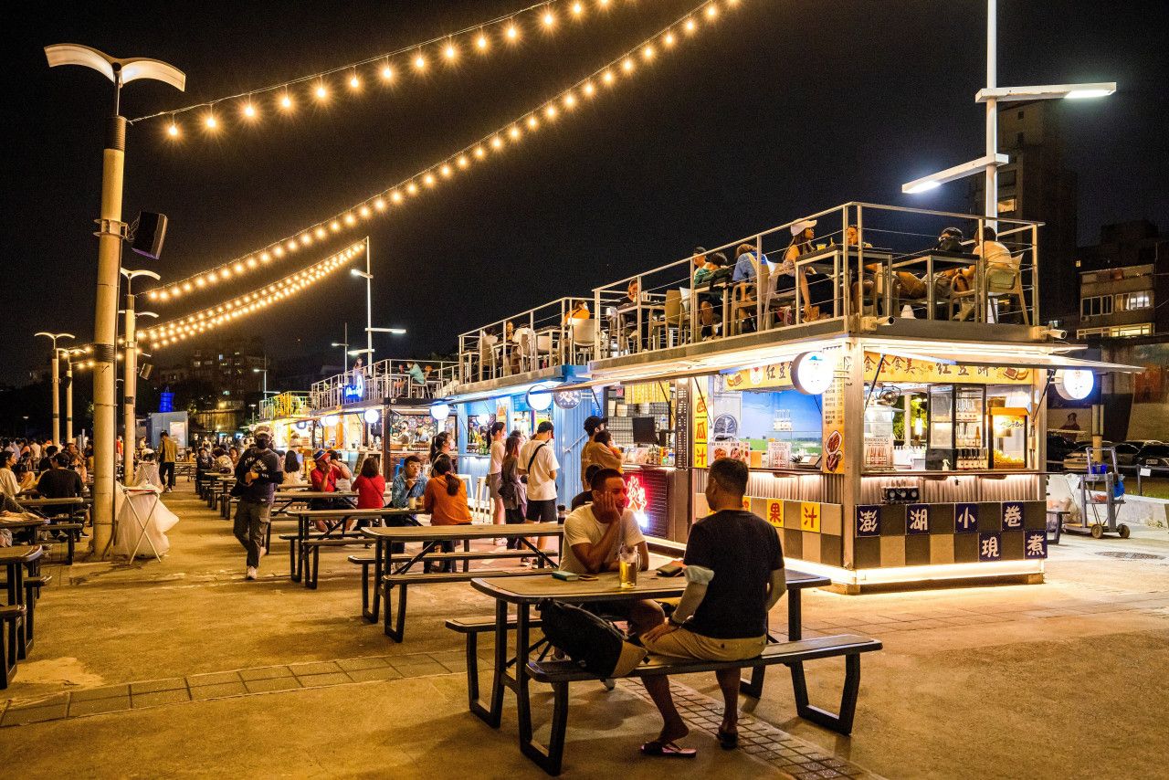 大稻埕碼頭貨櫃市集。（圖／取自臺北市政府觀光傳播局）