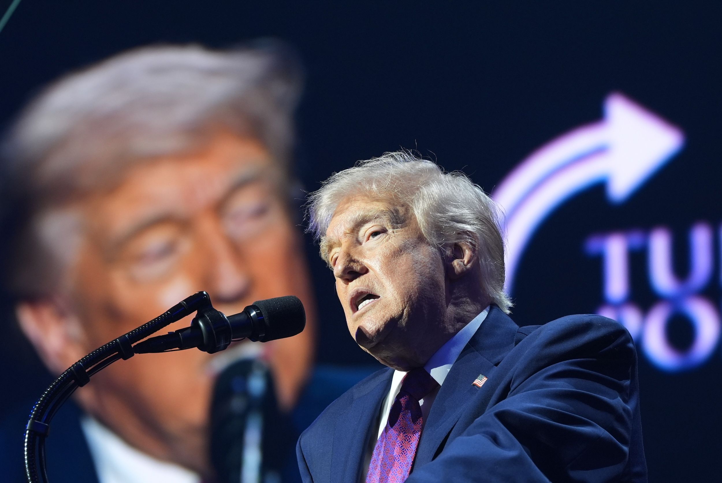 美國總統川普。（美聯社）