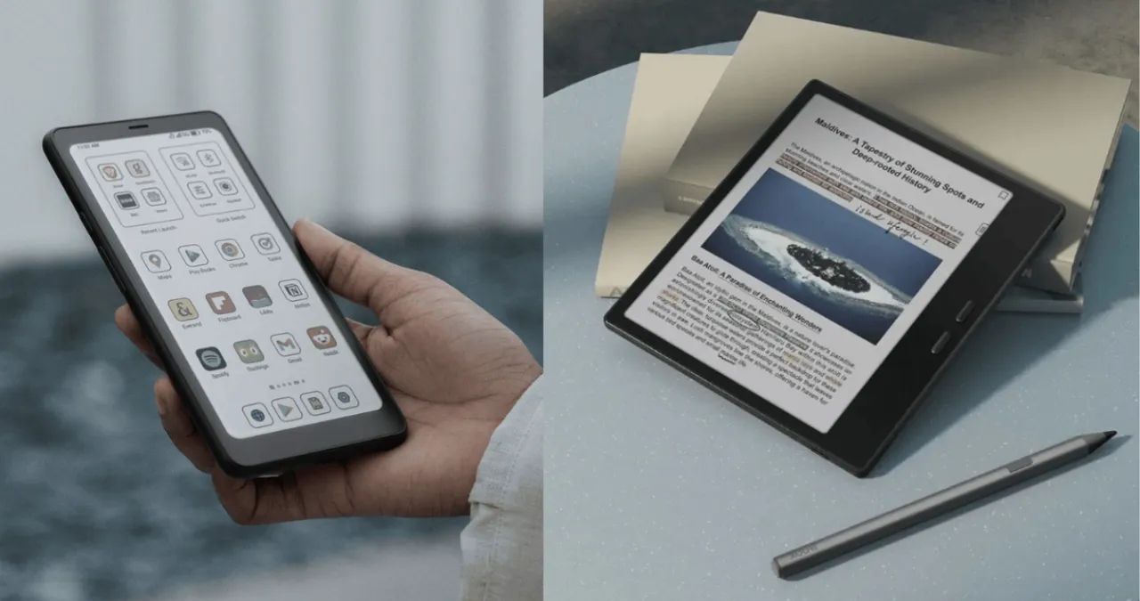 文石BOOX推出的兩款彩色電子閱讀器。（圖／取自誠品線上）