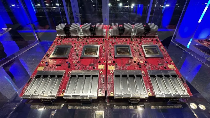 Google晶片TPU 8t Google新TPU 8t晶片專用於訓練。中央社記者張欣瑜拉斯維加斯攝 115年4月22日