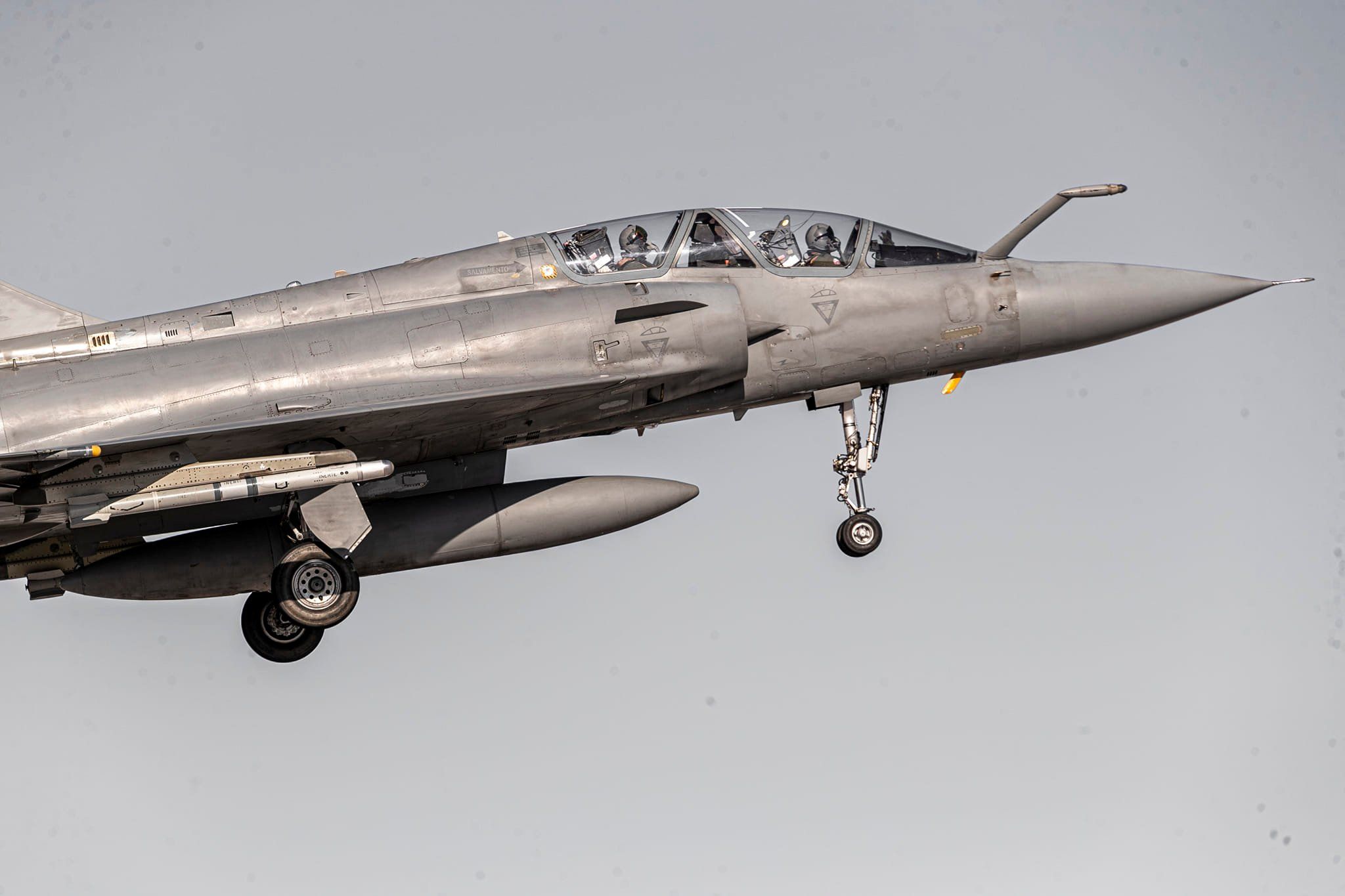 秘魯現役兩款空中戰力之一的幻象2000戰機。（取自秘魯空軍粉專）