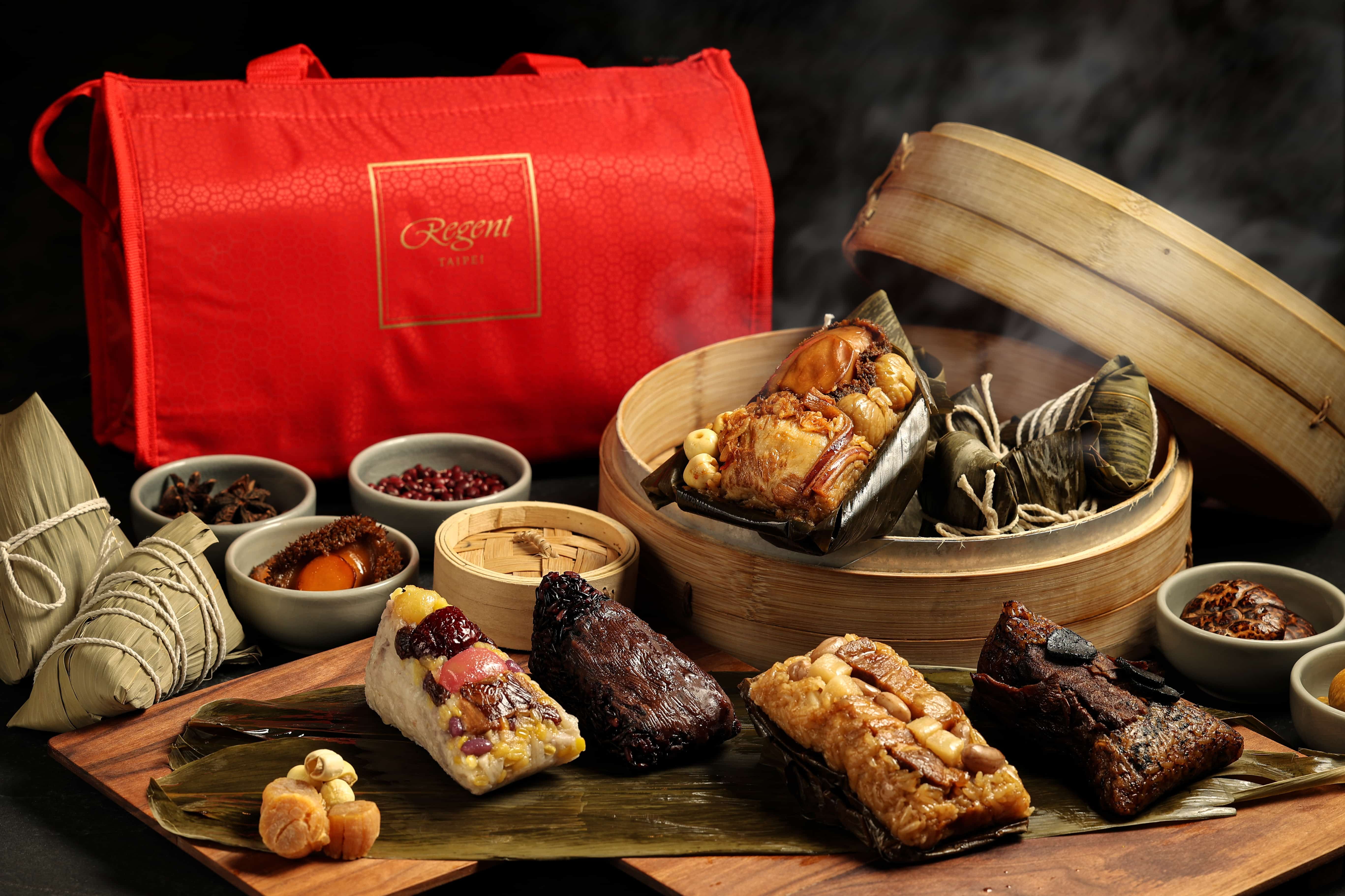 冠軍粽香禮盒。（圖/晶華酒店）