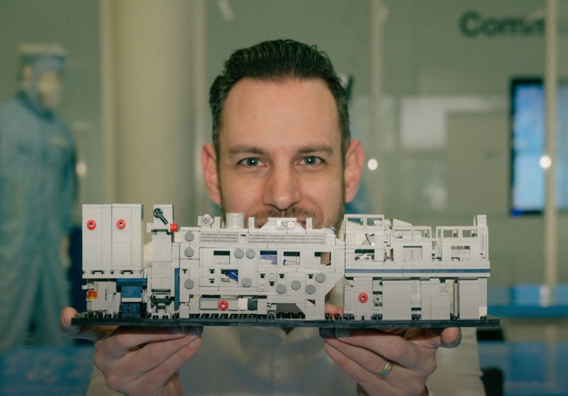 樂高版光刻機。（圖片來源：華爾街日報）