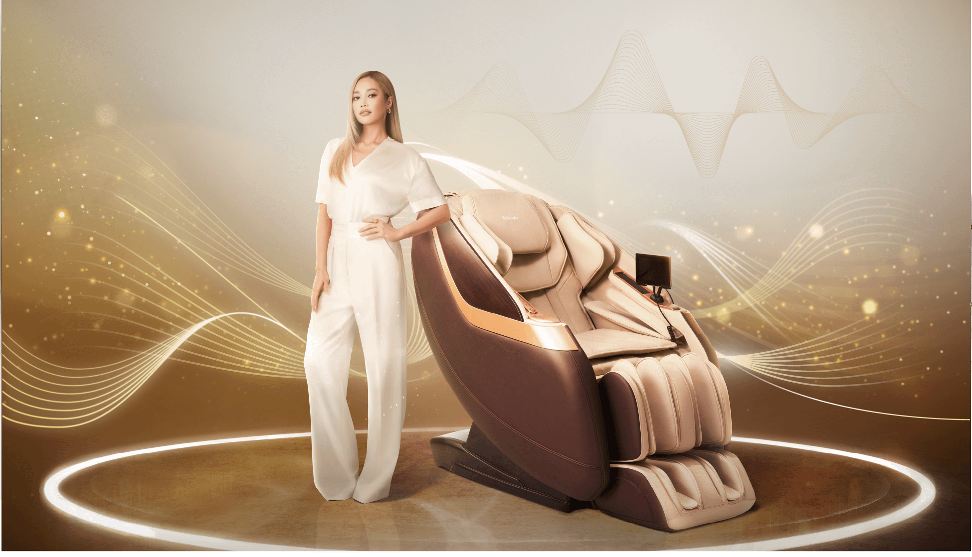 tokuyo「音波S玩美椅」代言人A-Lin