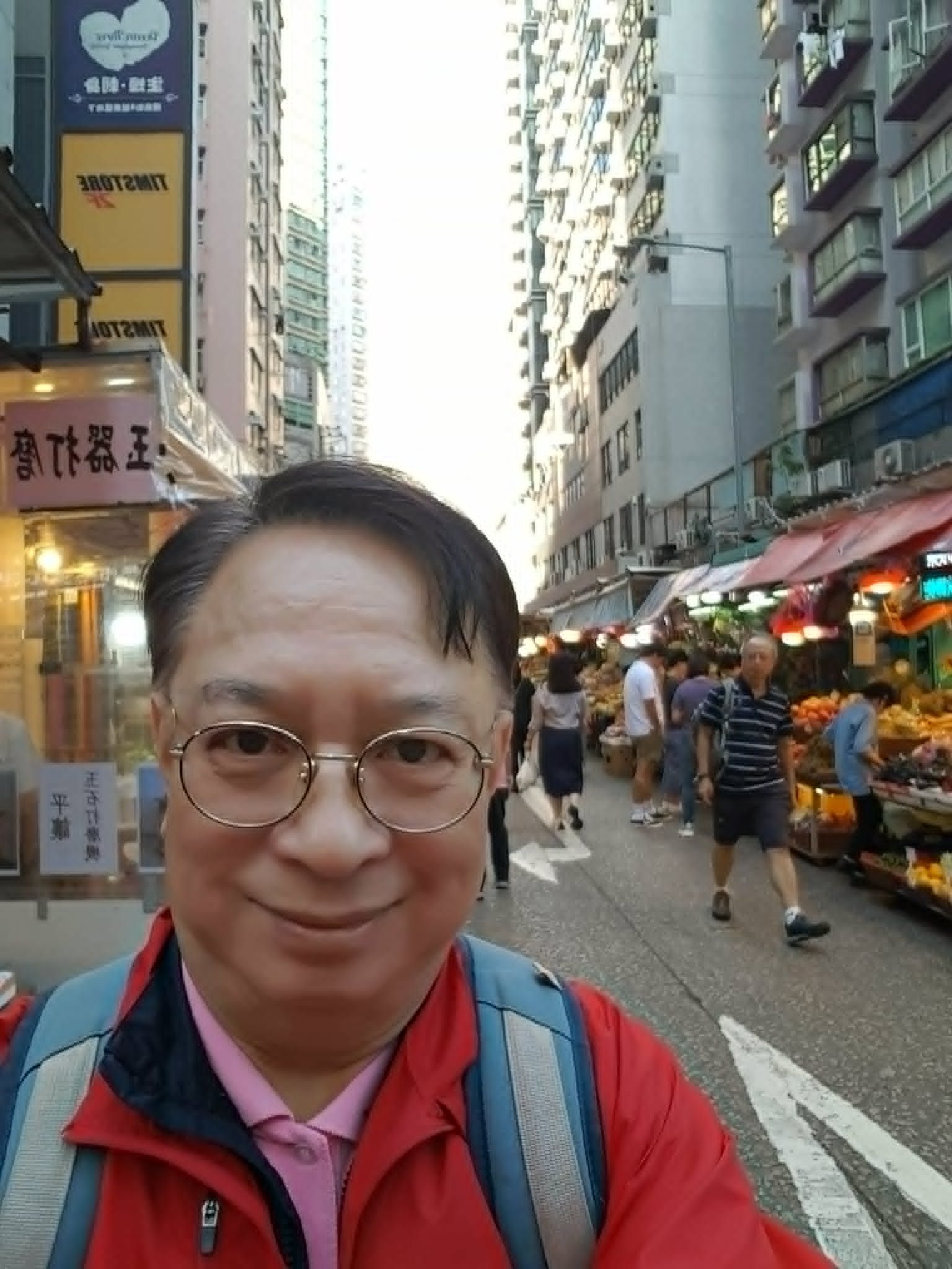 香港記者協會前主席譚志強。（譚志強提供）