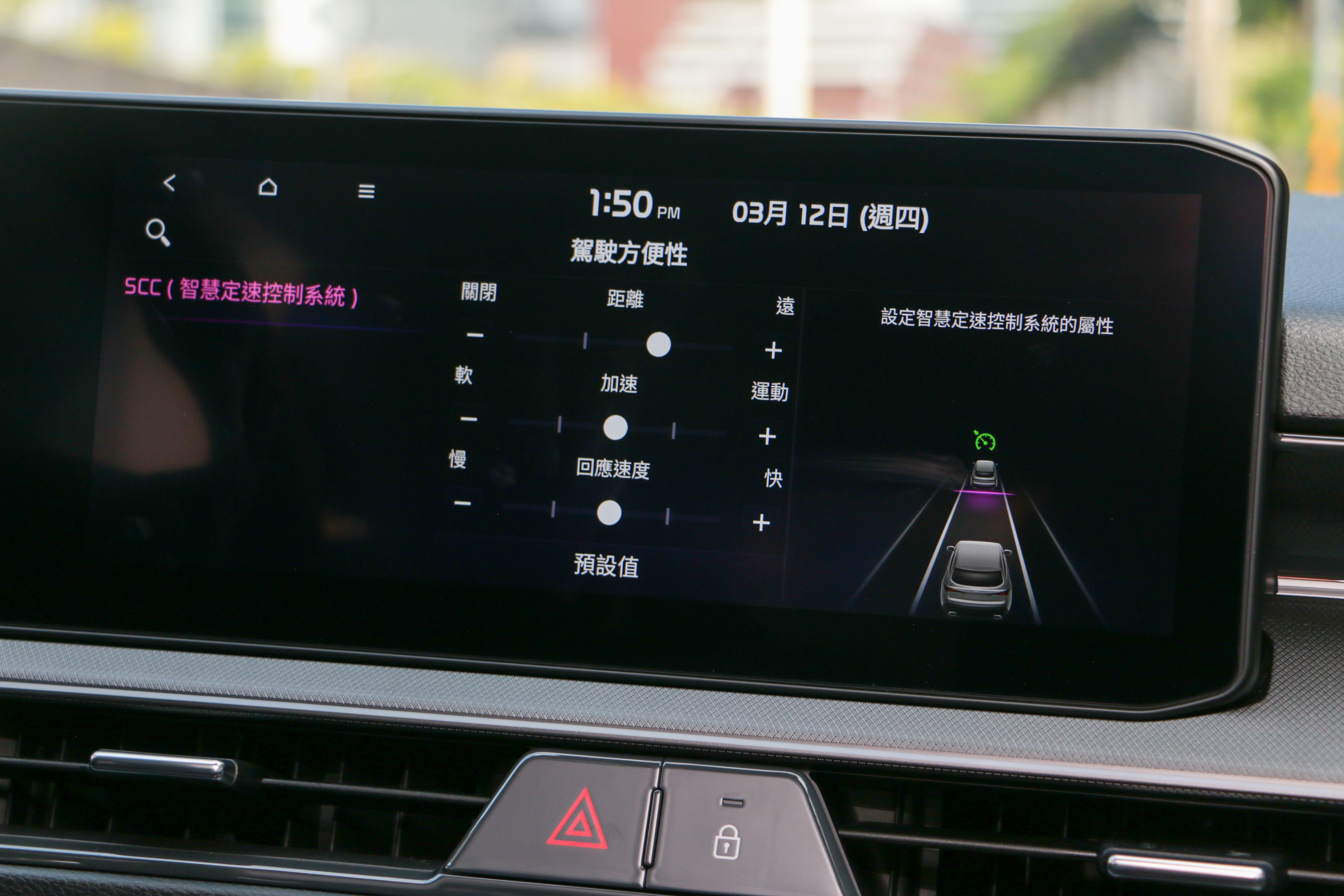 全新Stonic同步補齊完整ADAS系統，包括全速域SCC智慧巡航（Stop & Go）。（劉芯衣攝）