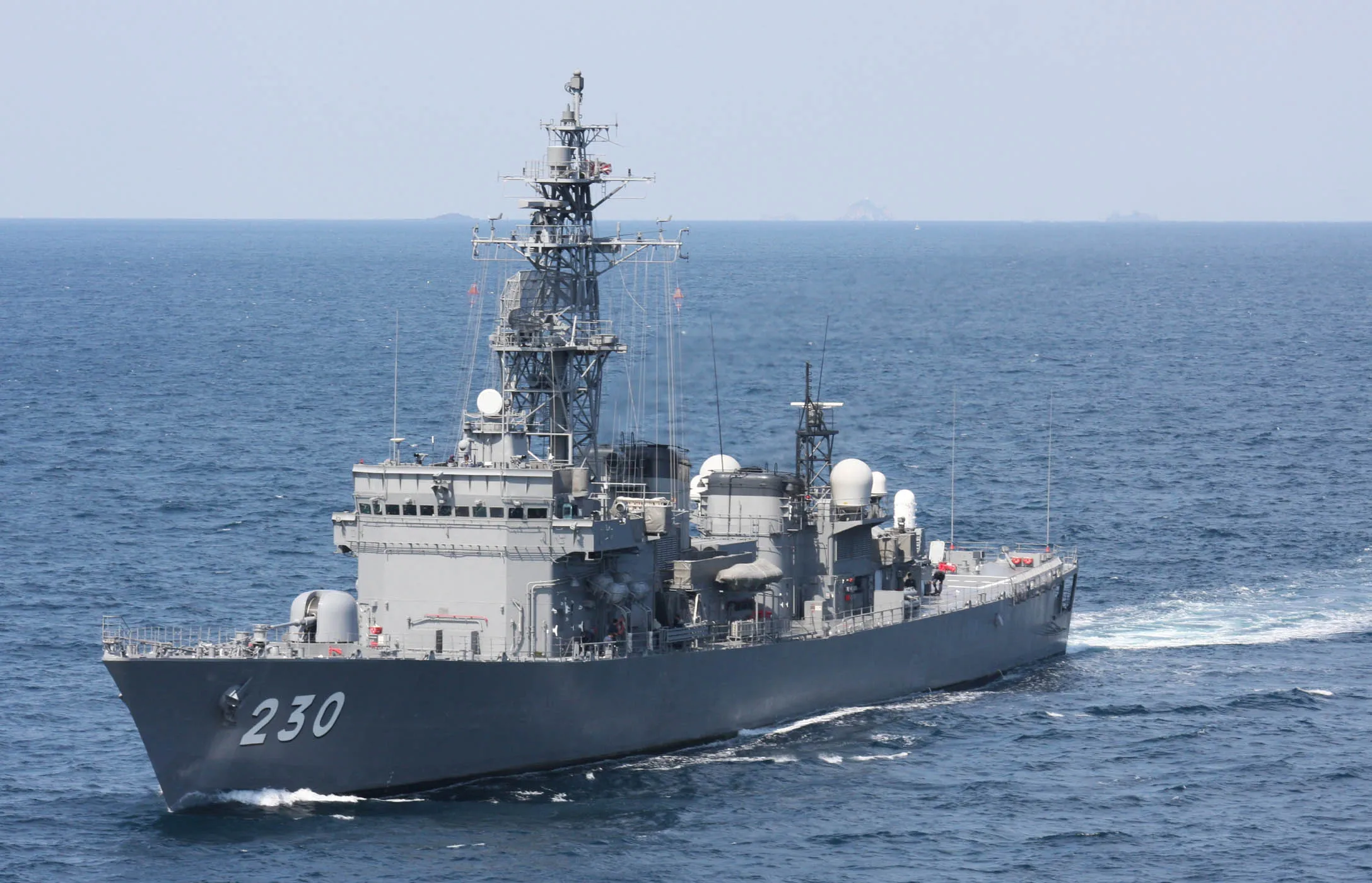 日本海上自衛隊現役的阿武隈級護衛艦。（取自自衛隊官網）