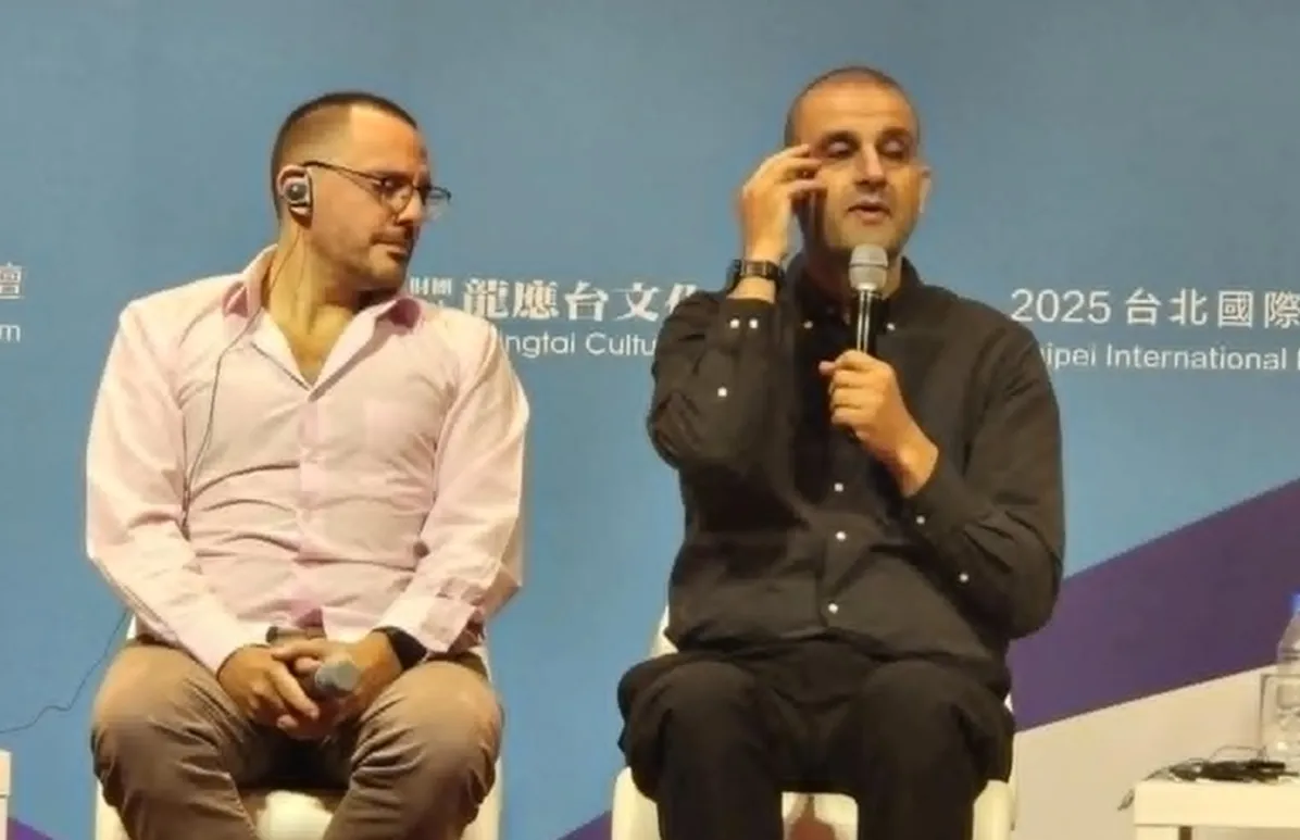 安海正出席2025台北國際和平論壇，以《讓我家破人亡的究竟是什麼？》為題發表演說。 （作者提供）