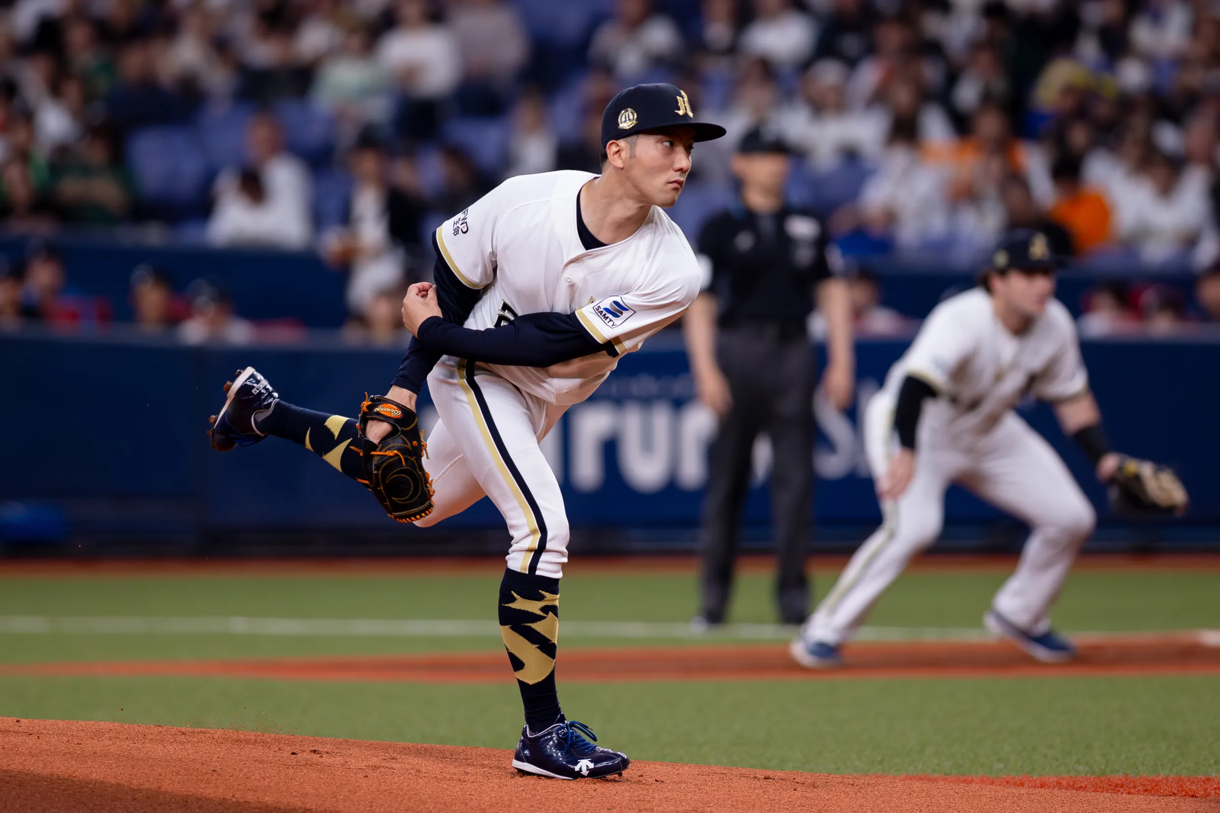 田嶋大樹投手は6回4安打無失点。（写真／丁勤紜撮影）