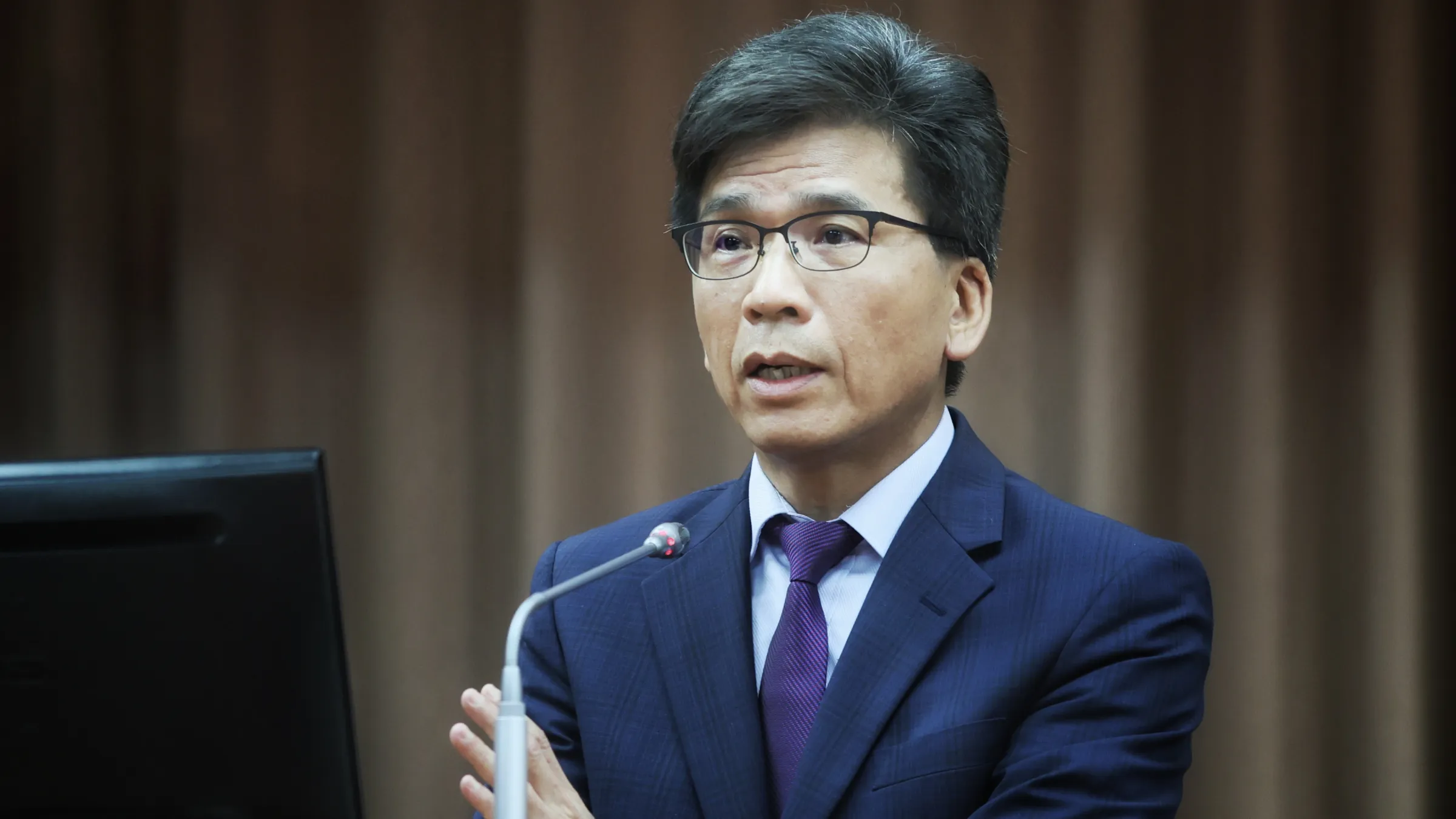 20260507-金管會主委彭金隆7日至立法院備詢。（柯承惠攝）