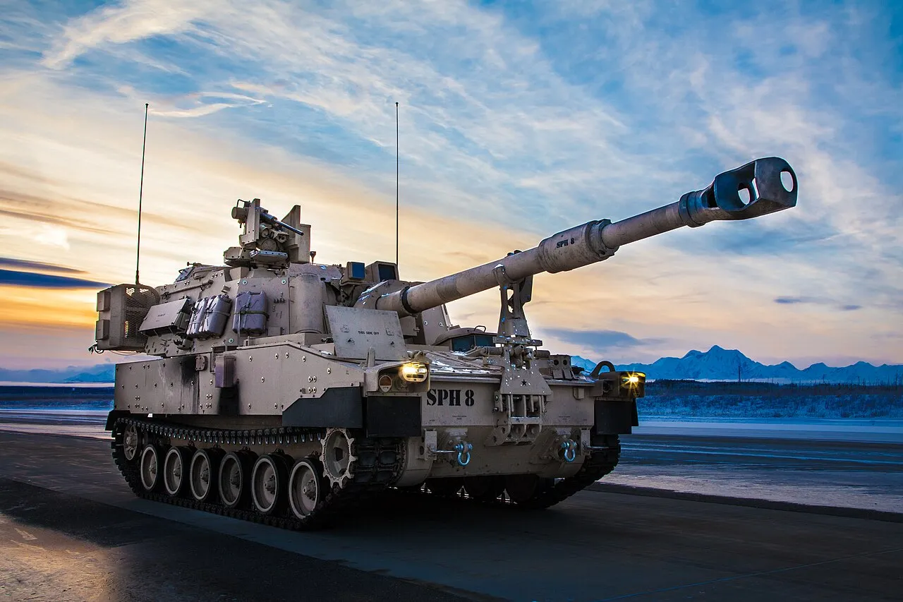 M109A7 自走榴彈砲車可讓台灣砲兵進步半世紀（維基百科）