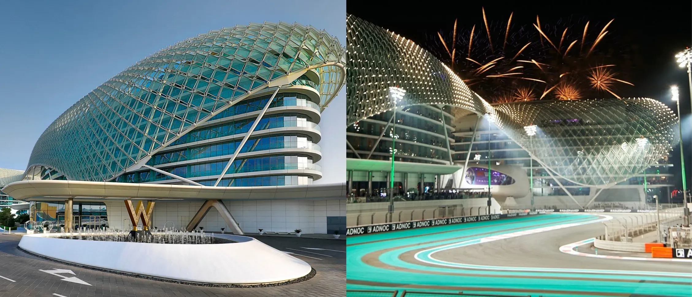 No.4 阿布達比亞斯島W飯店。（圖／取自W Abu Dhabi – Yas Island臉書粉專）