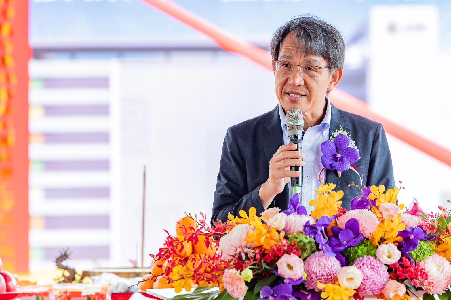 日月光高雄廠執行副總洪松井。（日月光提供）