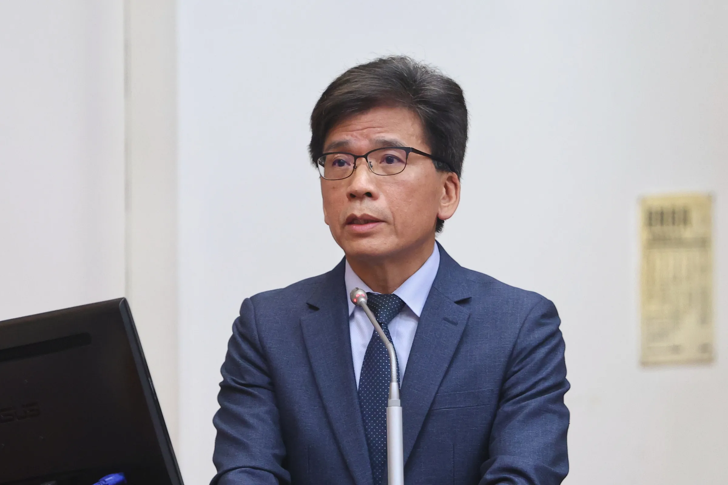 20260511-金管會主委彭金隆11日於財政委員會備詢。（顏麟宇攝）