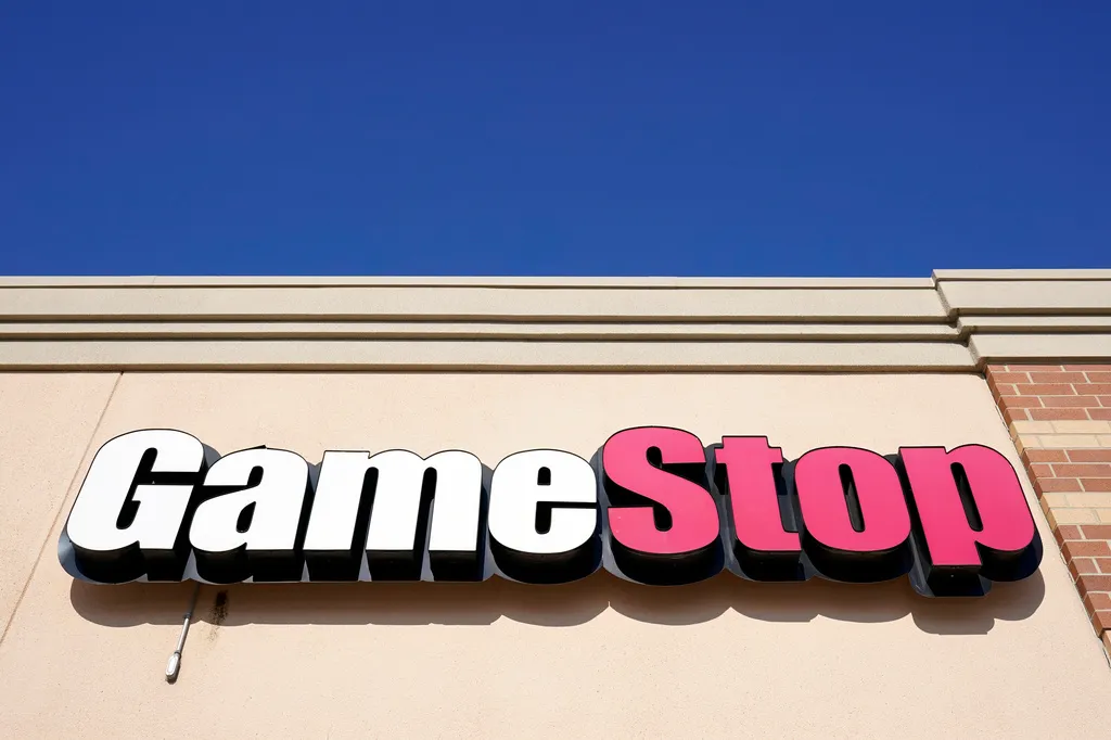 美國知名遊戲零售商GameStop。（美聯社）