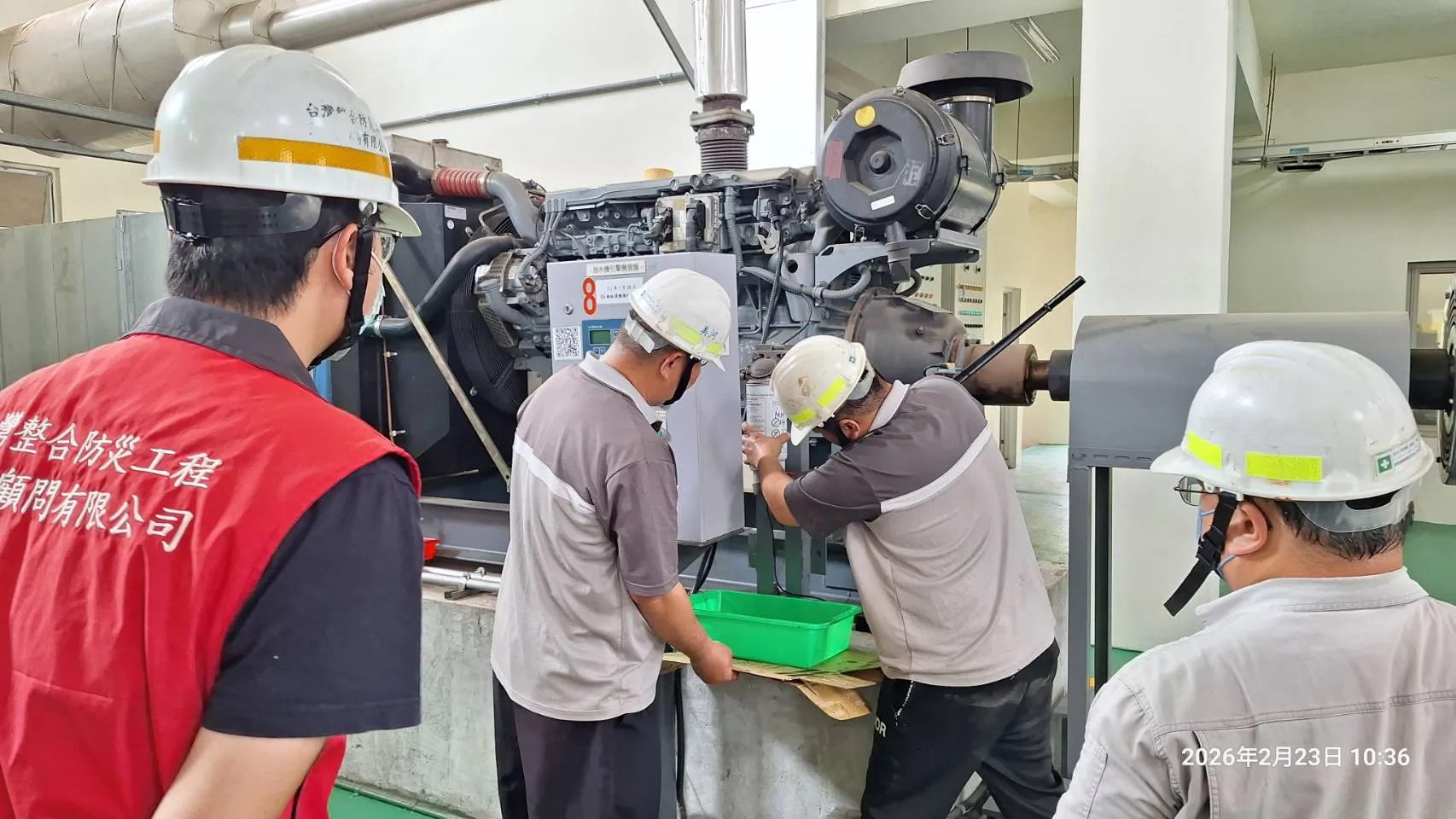 圖說：已於汛期前完成抽水機組年度保養作業，確保颱風豪雨期間發揮最大效能 (提供/臺南市政府水利局)