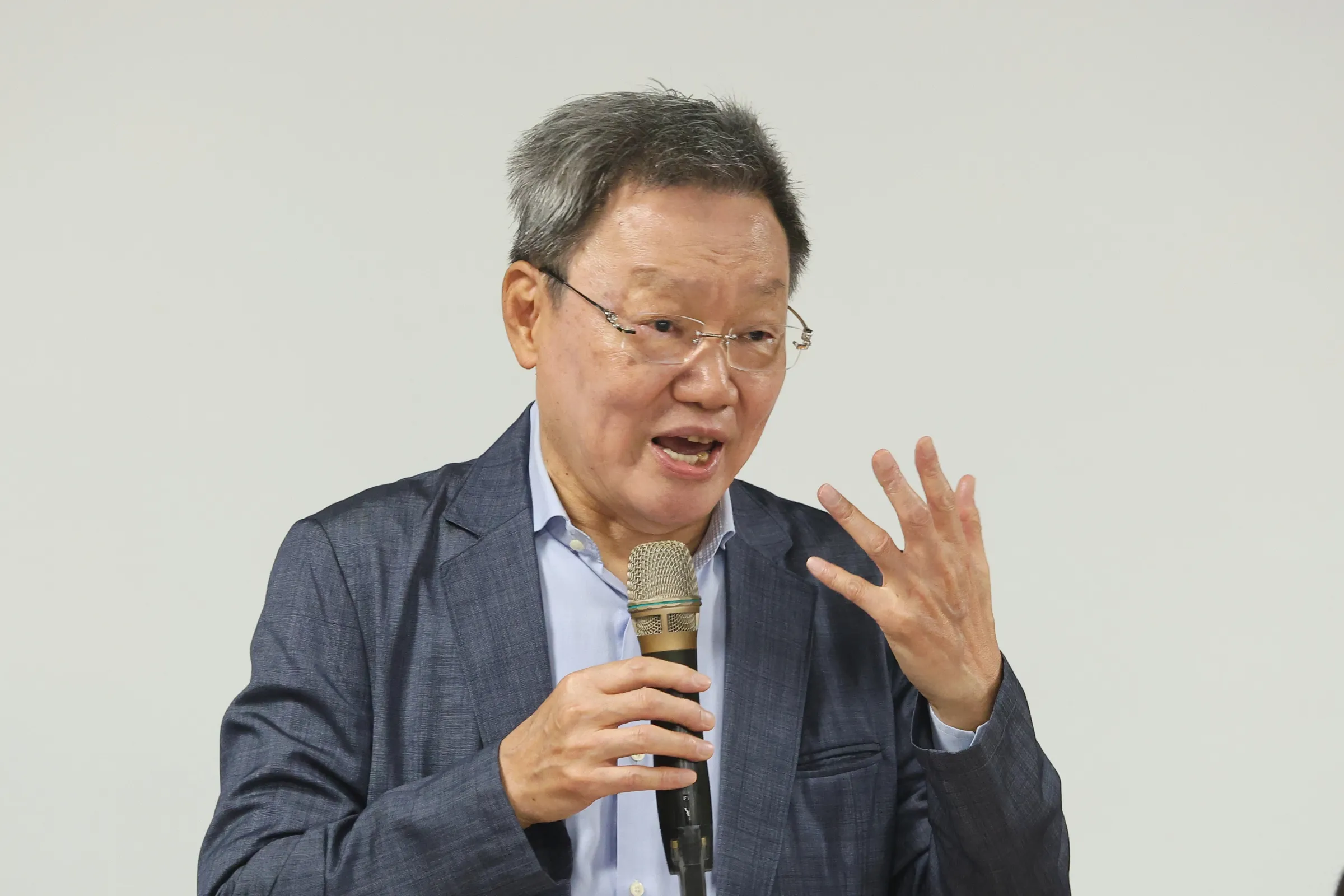 20260517-前國安會秘書長蘇起17日出席「川習會對台灣的機會與挑戰」座談會。（顏麟宇攝）