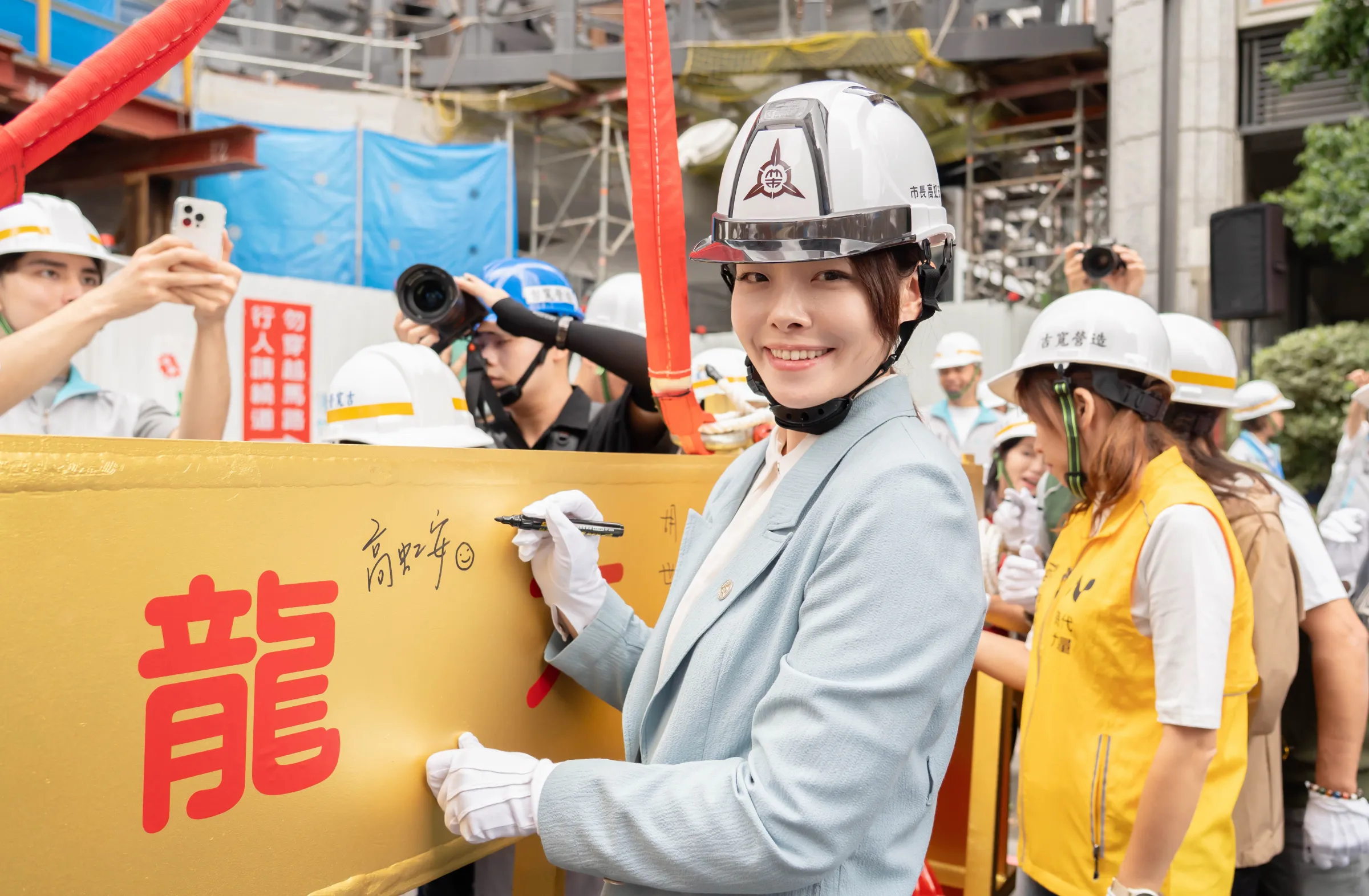 市長高虹安表示，慈雲空橋不僅是一項交通建設，更是關埔生活圈升級的重要指標。（圖／新竹市政府提供）
