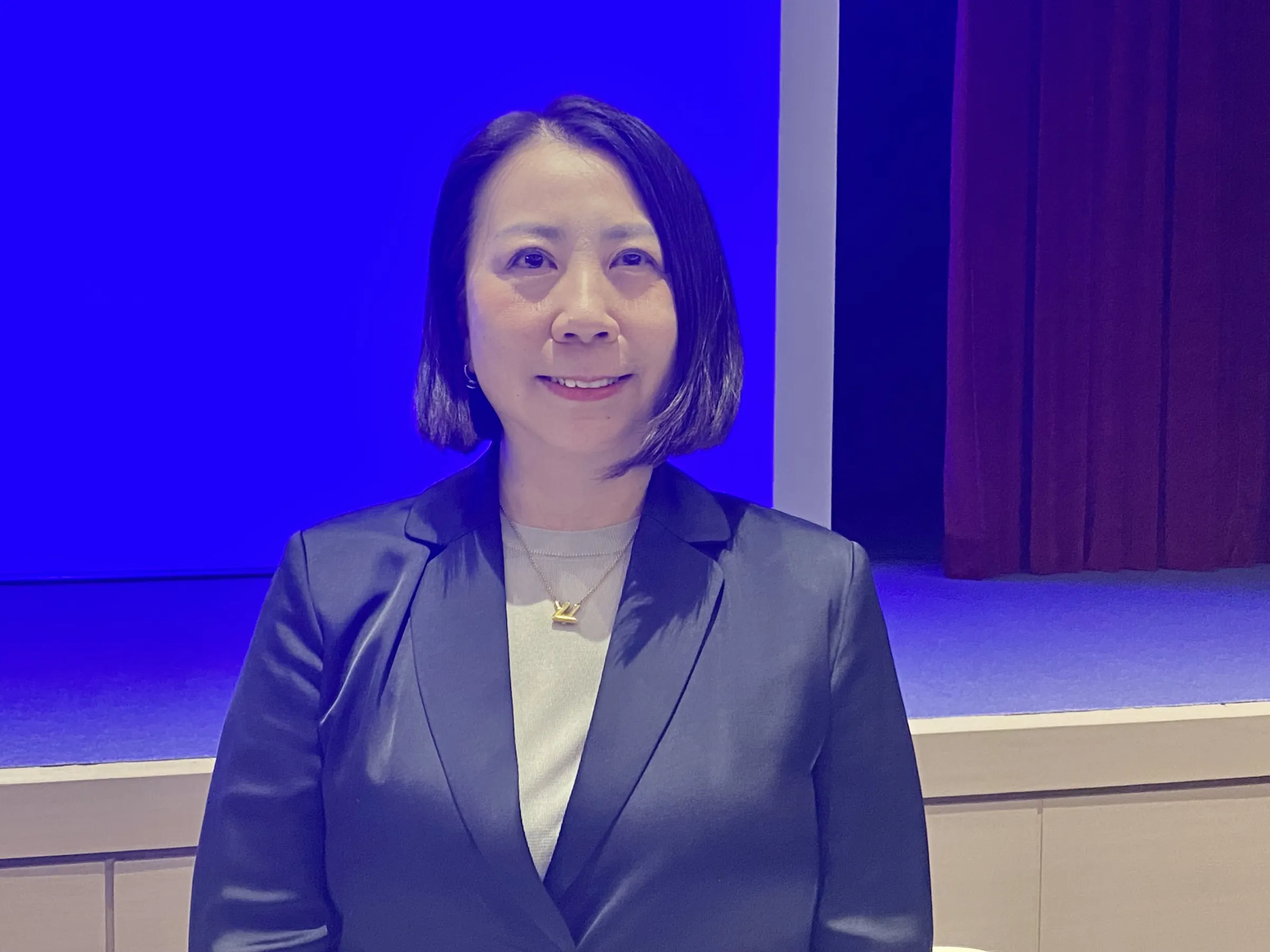 20260519－中信金控總經理高麗雪19日出席法說會前記者會。（陳怡慈攝）