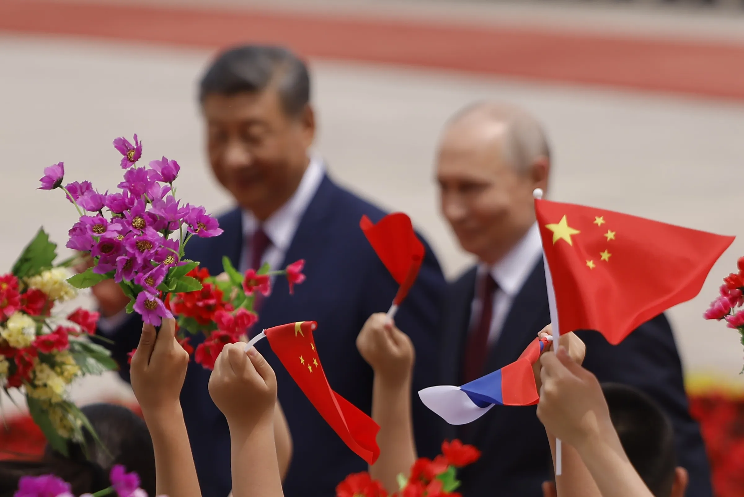 2026年5月20日，中國國家主席習近平與俄羅斯總統普京在北京會晤。（美聯社）