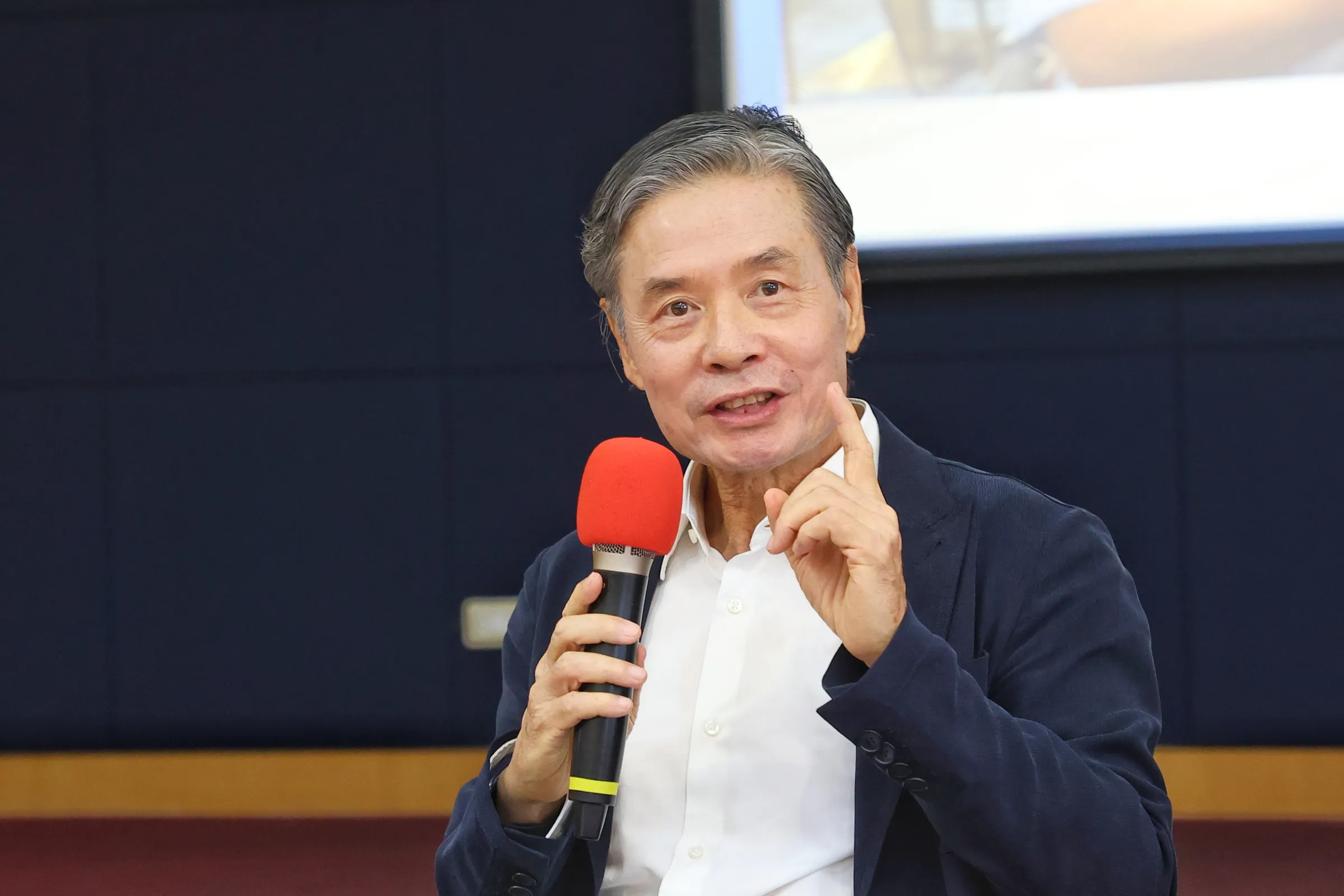 20260525-前國安會秘書長金溥聰25日出席馬英九基金會記者會。（顏麟宇攝）
