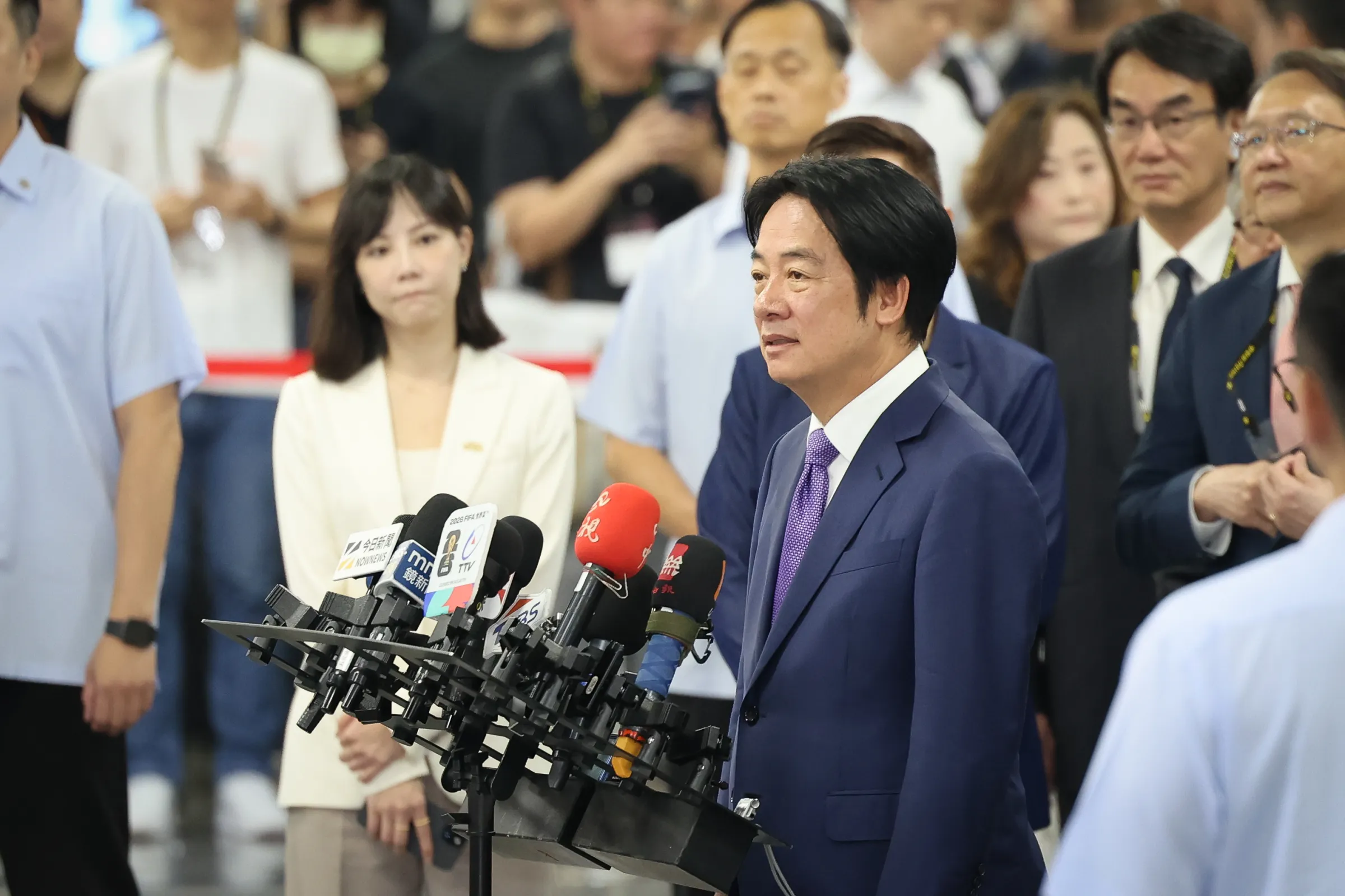 20260602-賴清德總統出席2026年台北國際電腦展（COMPUTEX 2026）開幕典禮。（陳品佑攝）
