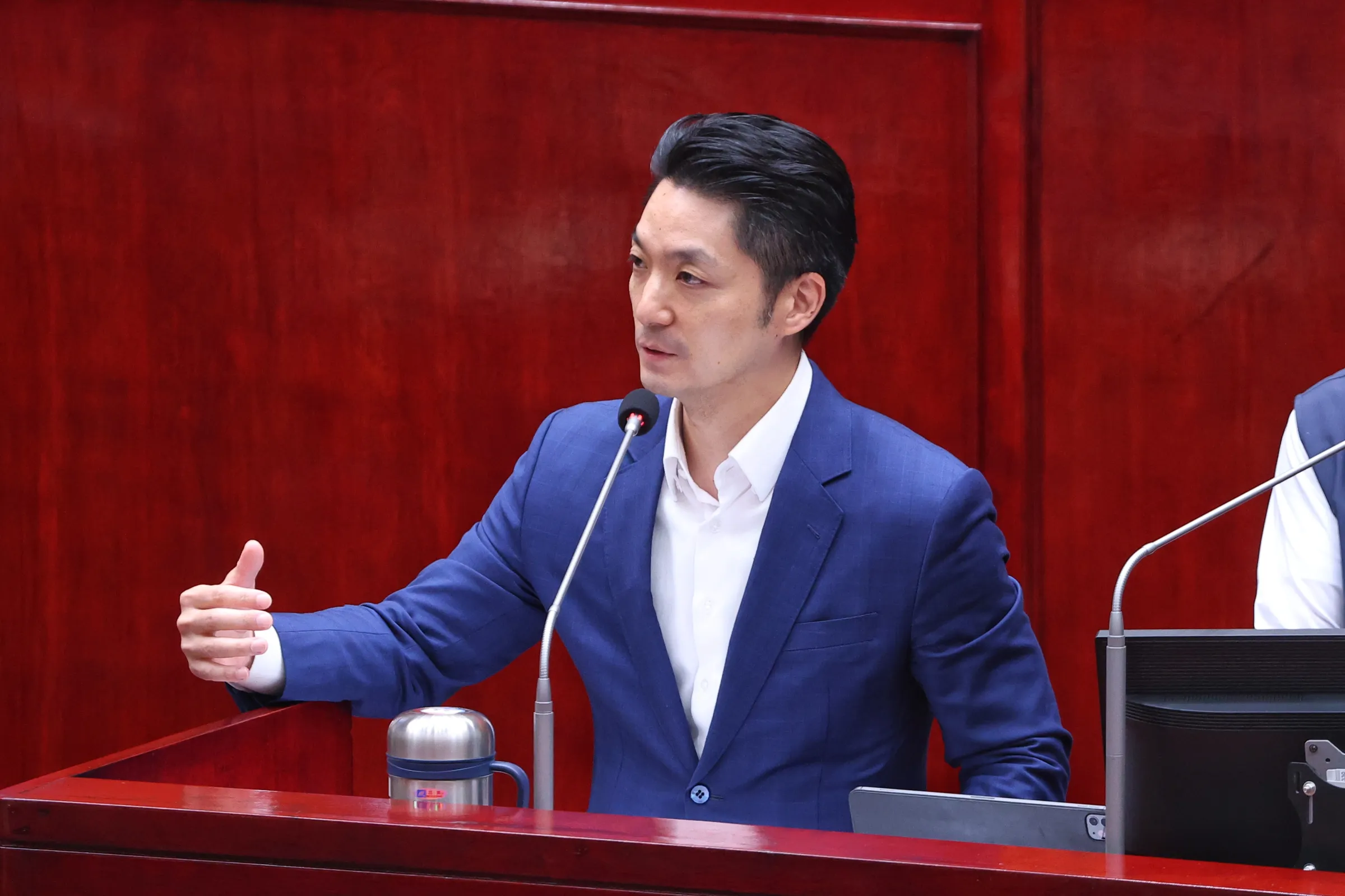 20260602-台北市長蔣萬安2日於市議會備詢。（顏麟宇攝）