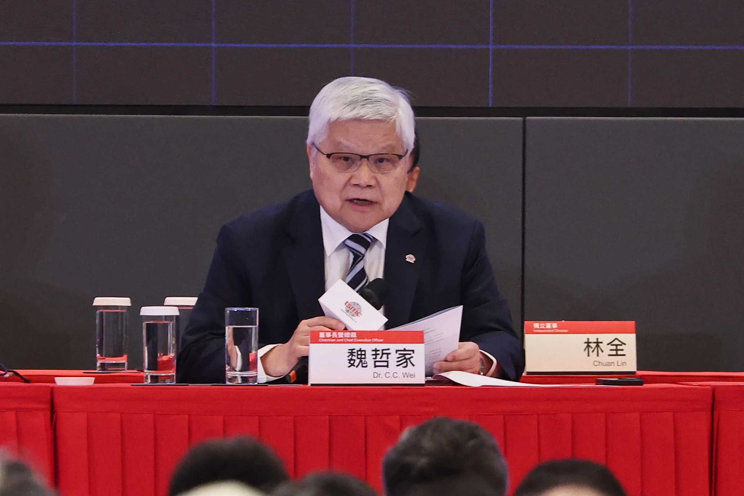20260604-台積電董事長暨總裁魏哲家4日出席台積電股東會。（顏麟宇攝）
