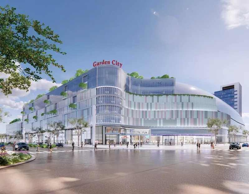 遠東Garden City預計下半年開幕 遠東SOGO董事長黃晴雯9日表示，位於大巨蛋的遠東Garden City預計2026年下半年全區開幕，將打破東區缺乏大型活動腹地與目的性人流的「發展魔咒」，串連東區與信義商圈成全新消費廊帶。此為Garden City示意圖。（SOGO提供）中央社記者何秀玲傳真115年6月9日