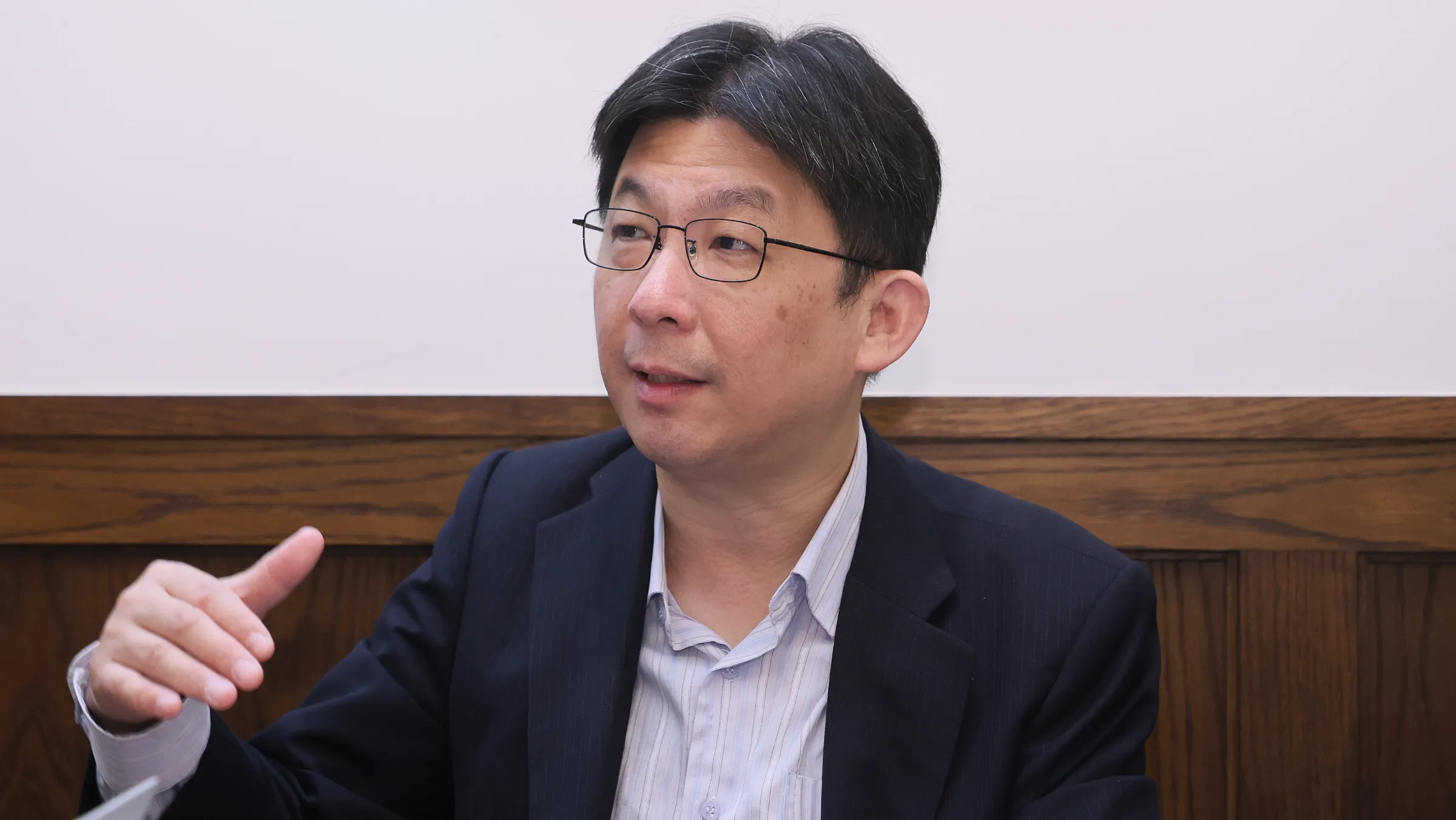 20260610-專訪「台灣的李登輝時代」作者林孝庭。（柯承惠攝）