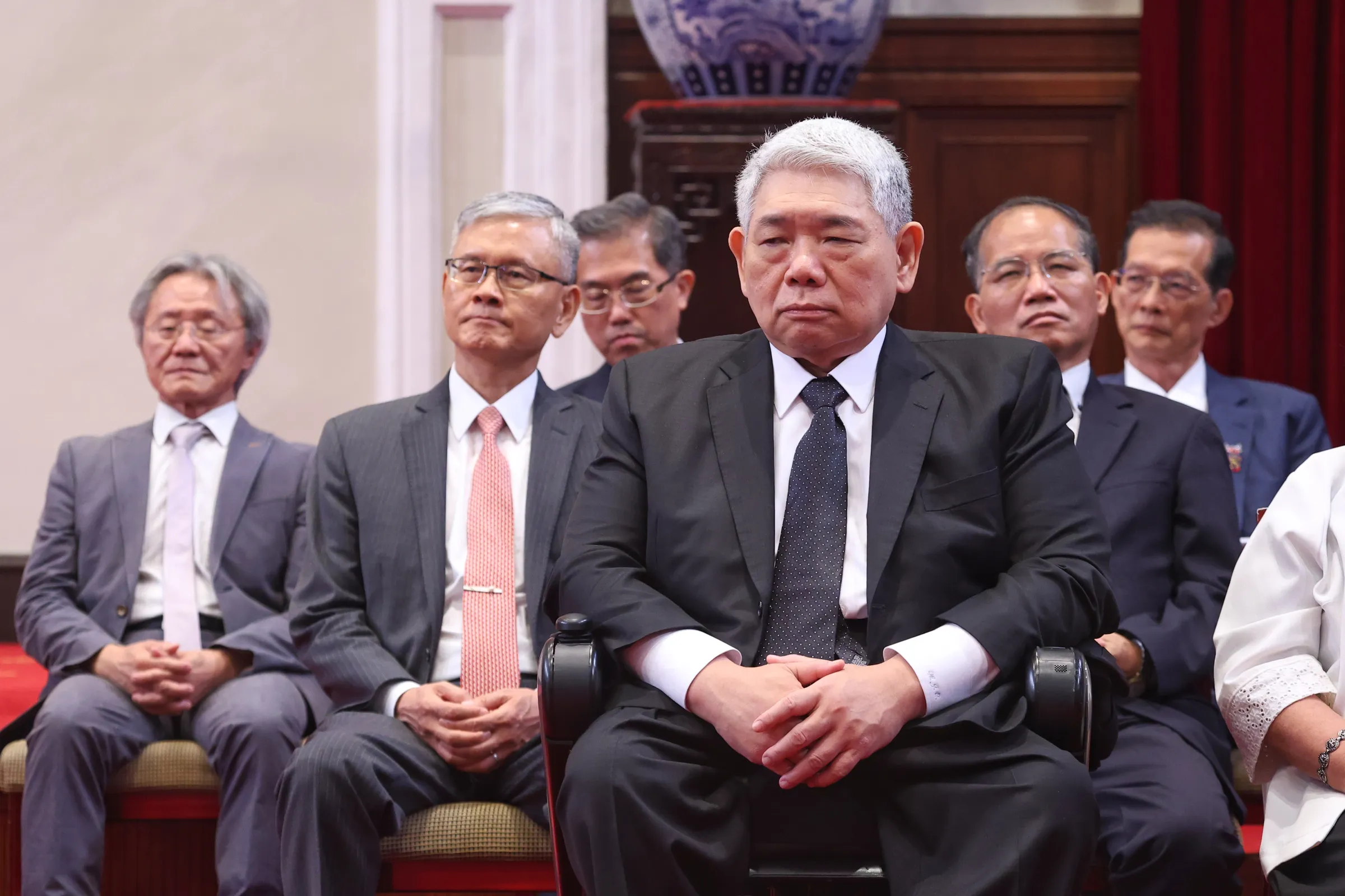 20260611-監察院副院長被提名人王榮璋（右二）11日出席「監察院第7屆正、副院長及監察委員被提名人介紹記者會」。（顏麟宇攝）