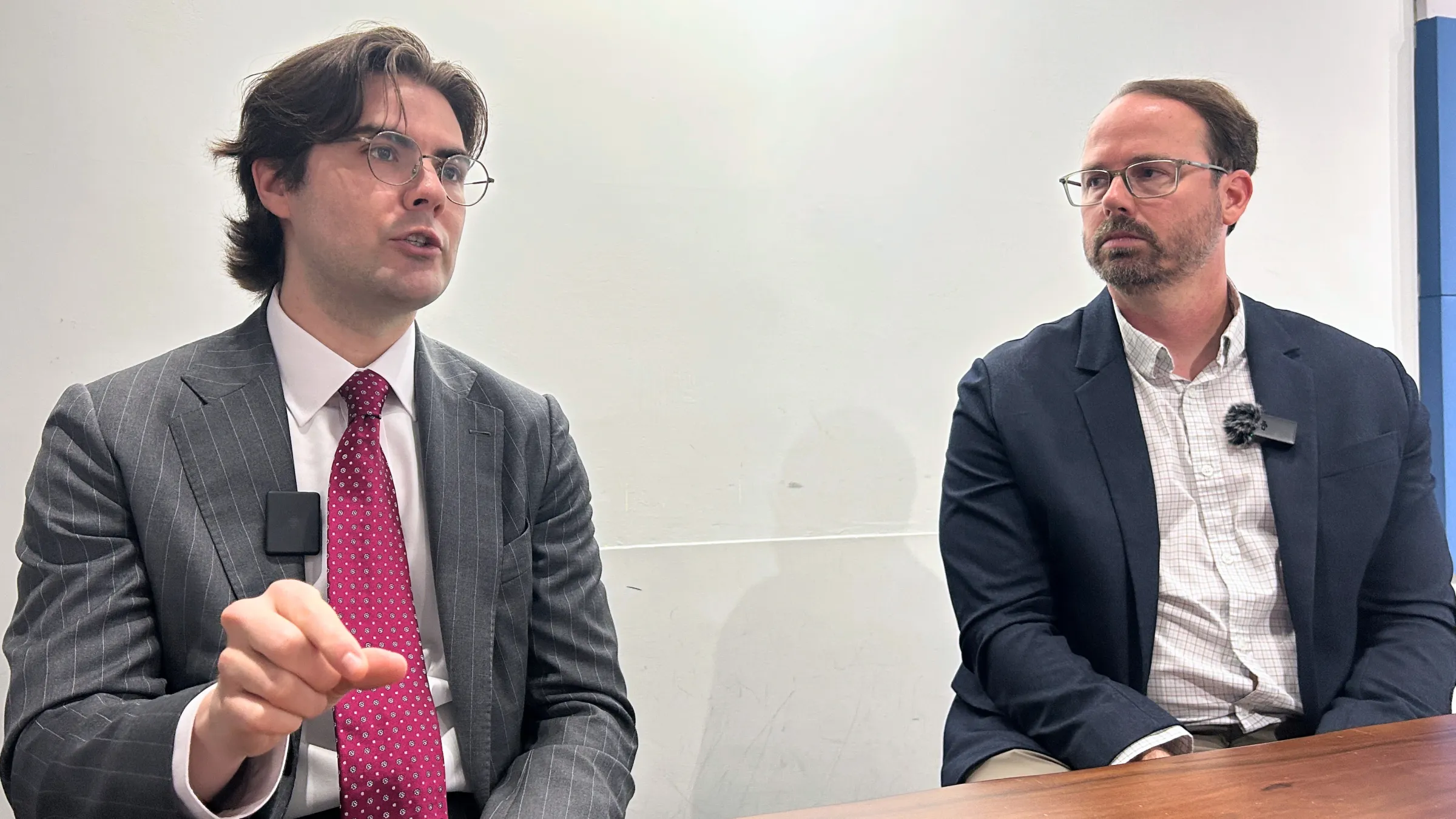 Conner Conner Brown (left) and Jacob Langenkamp (right). (Photo: Chang Yu-ping)