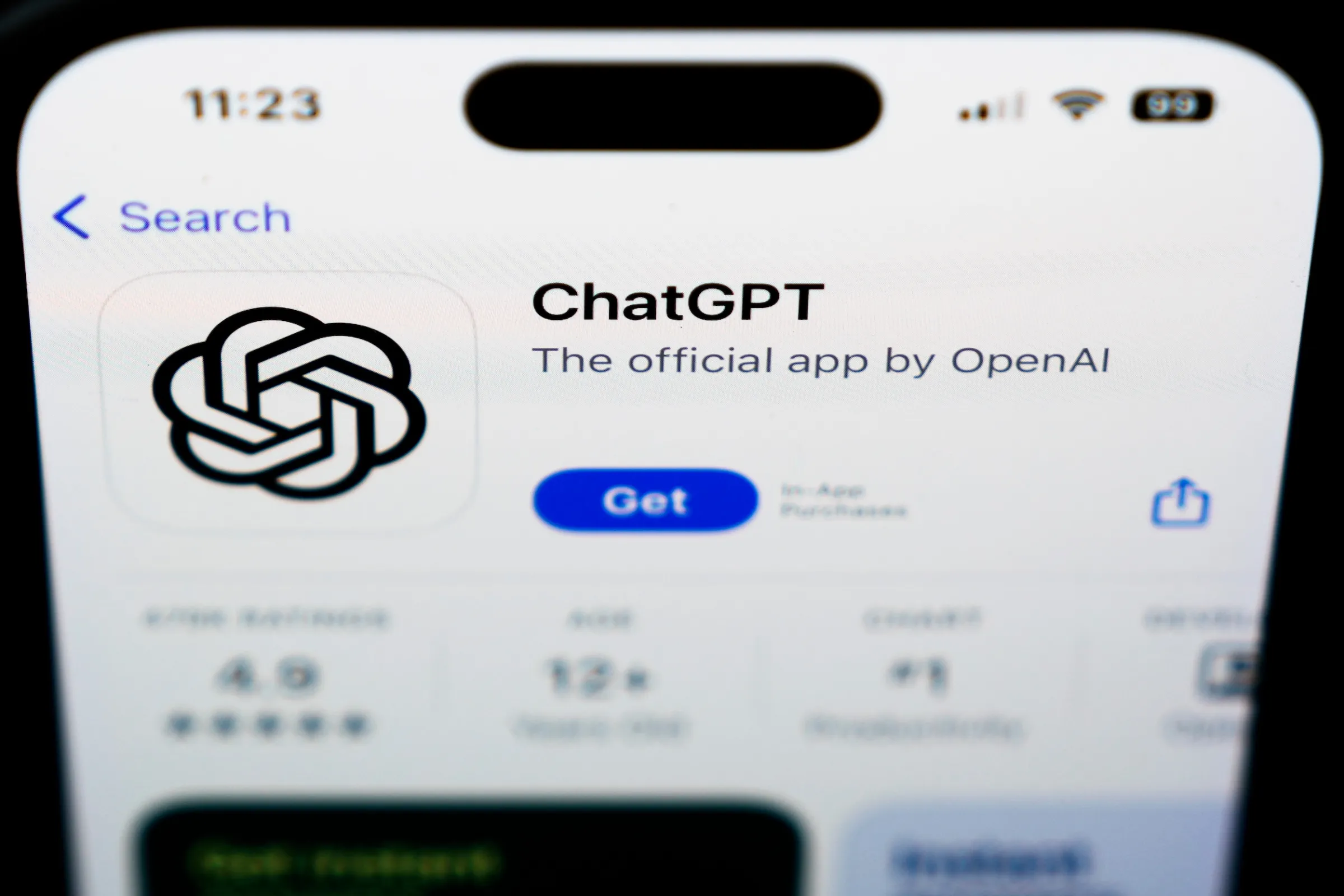 OpenAI的ChatGPT。（美聯社）