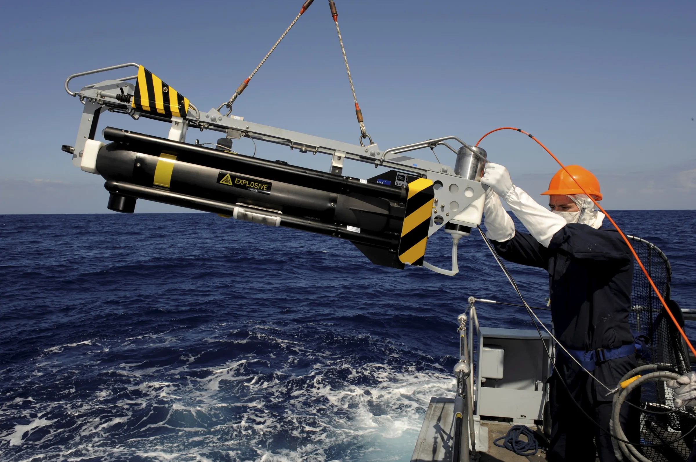 德國Atlas Elektronik公司SeaFox系列反水雷載具。（Paul Punter@Wikipedia／OGL v1.0）