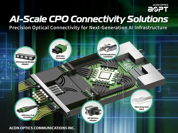 ACON OPTICS (TWSE: 6820) Strengthens AI High-Speed Interconnect Portfolio with CPO and 1.6T Connectivity Technologies at COMPUTEX 2026