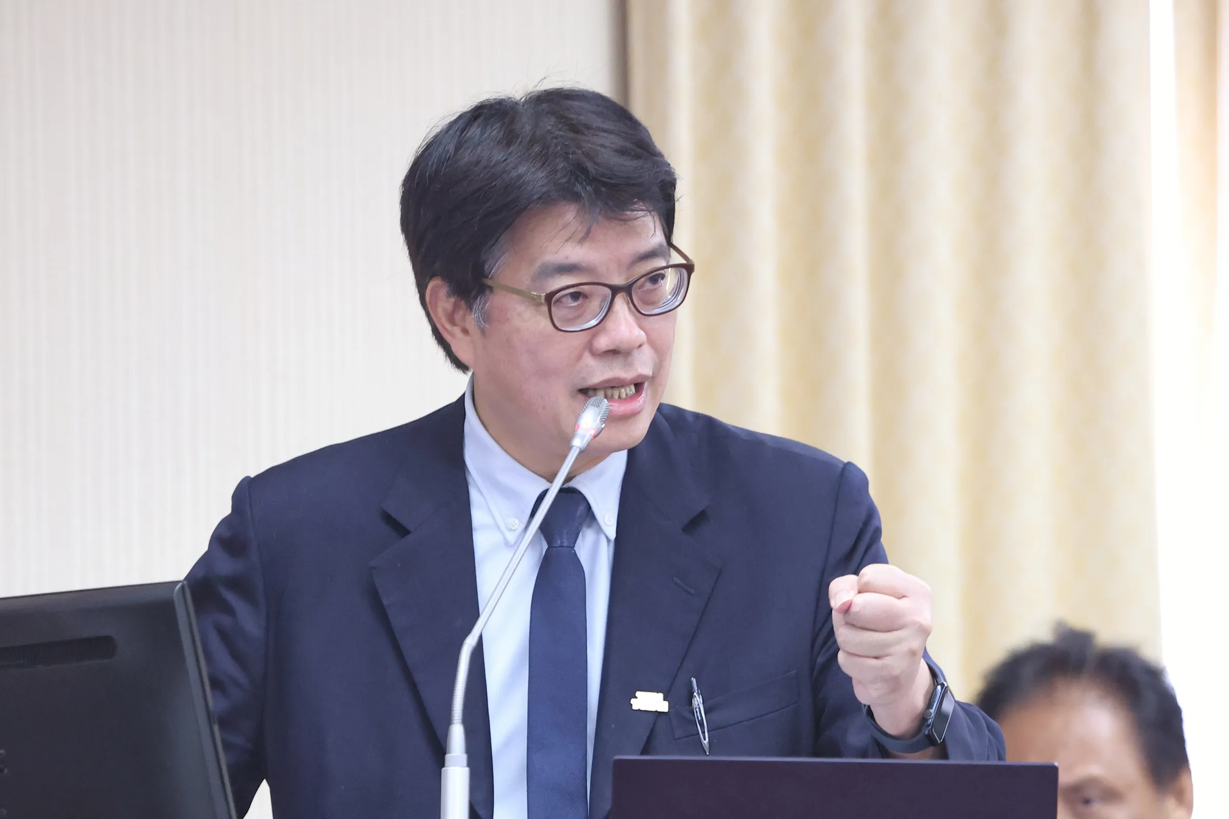 20260617-陸委會主委邱垂正17日於內政委員會備詢。（顏麟宇攝）