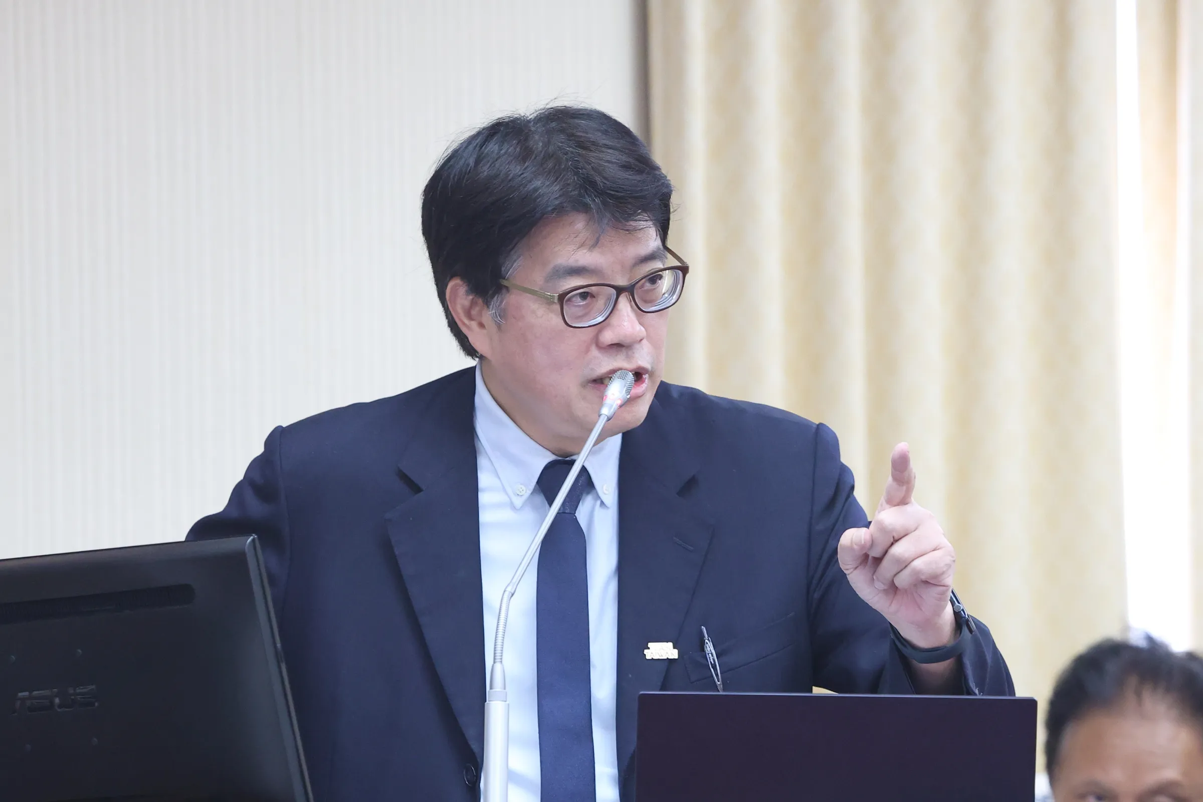 20260617-陸委會主委邱垂正17日於內政委員會備詢。（顏麟宇攝）